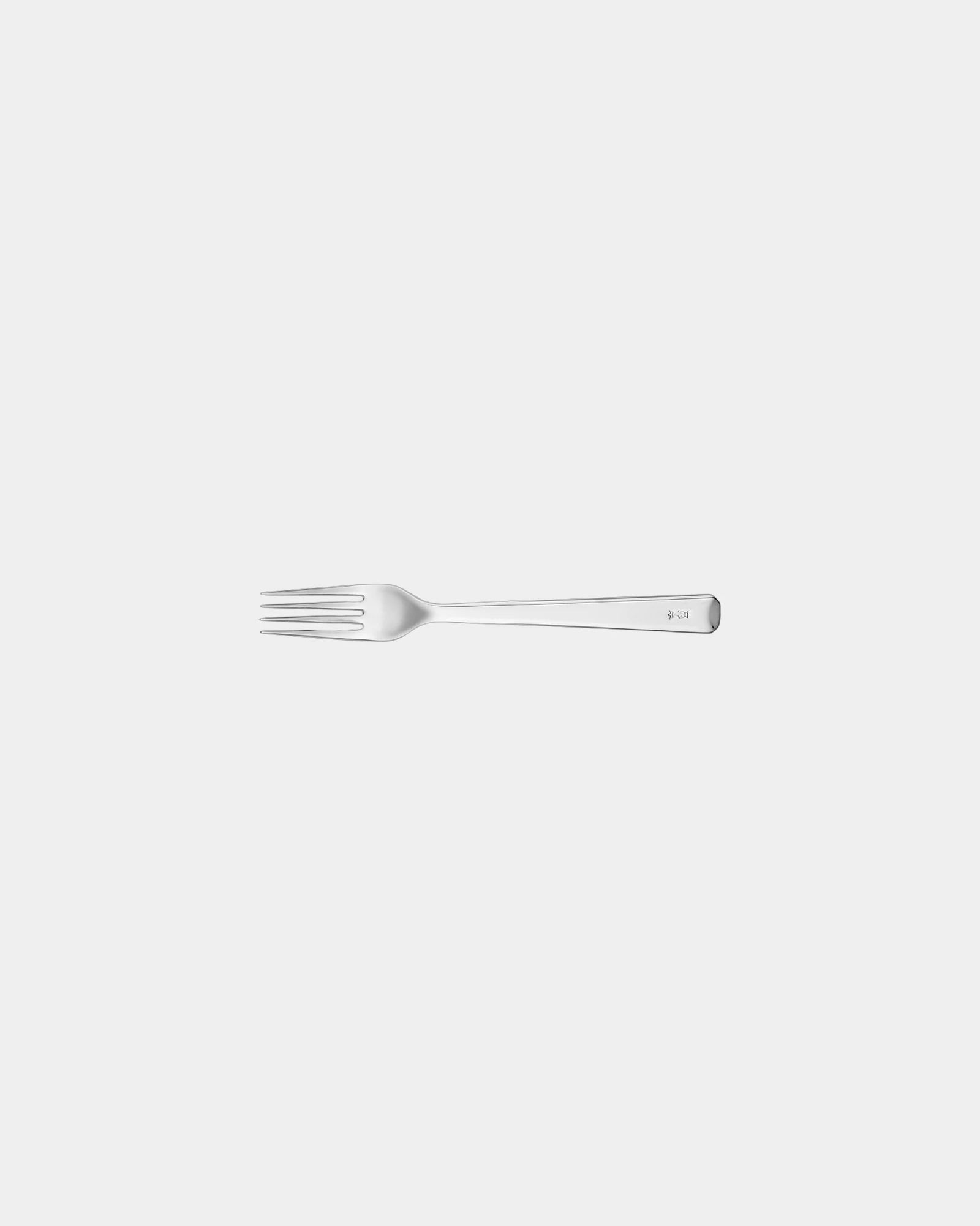 Custom stainless steel dessert fork Opinel Perpétue - Silver
