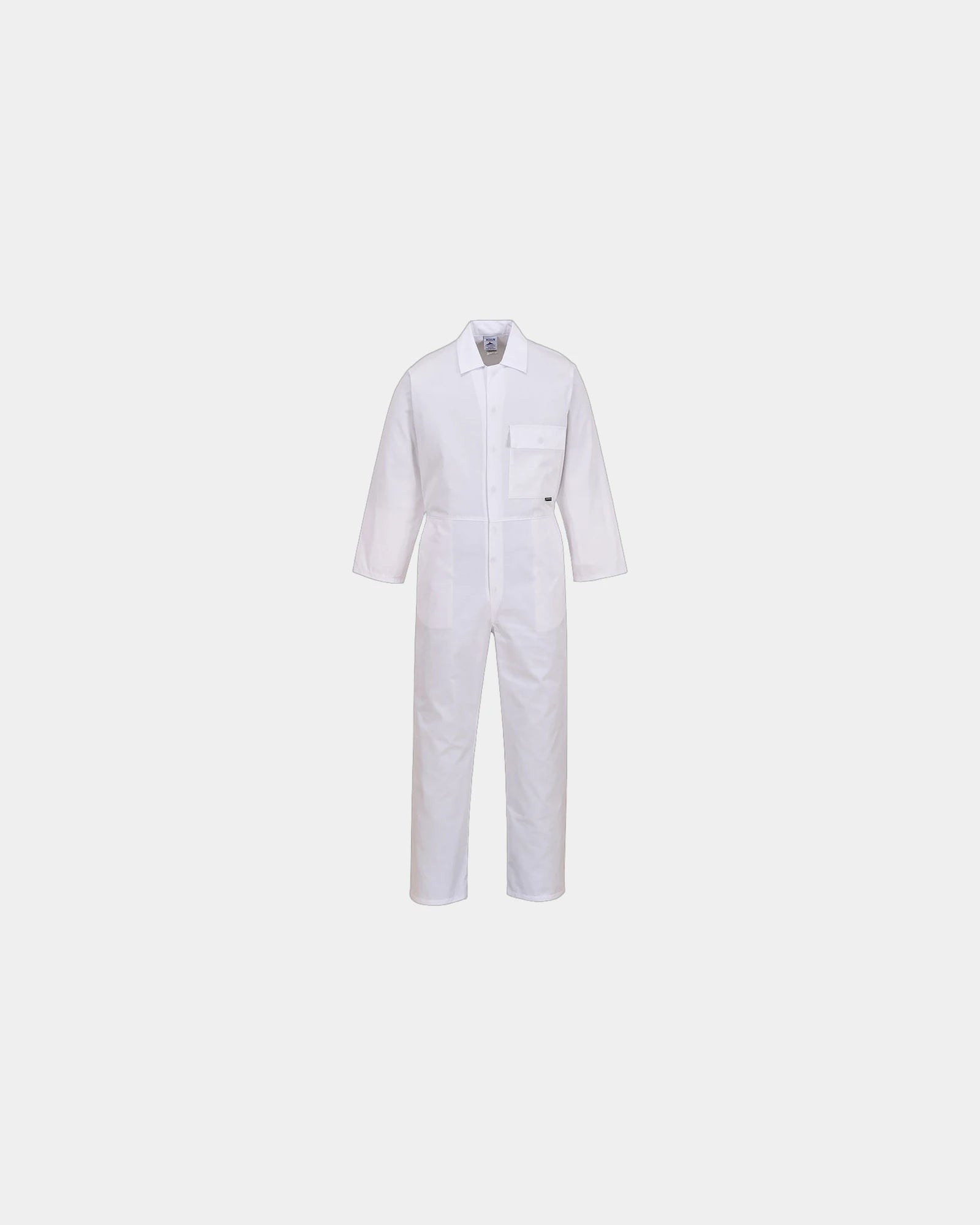 Promotional Standard coverall with elastic back - White