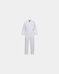 Promotional Standard coverall with elastic back - White