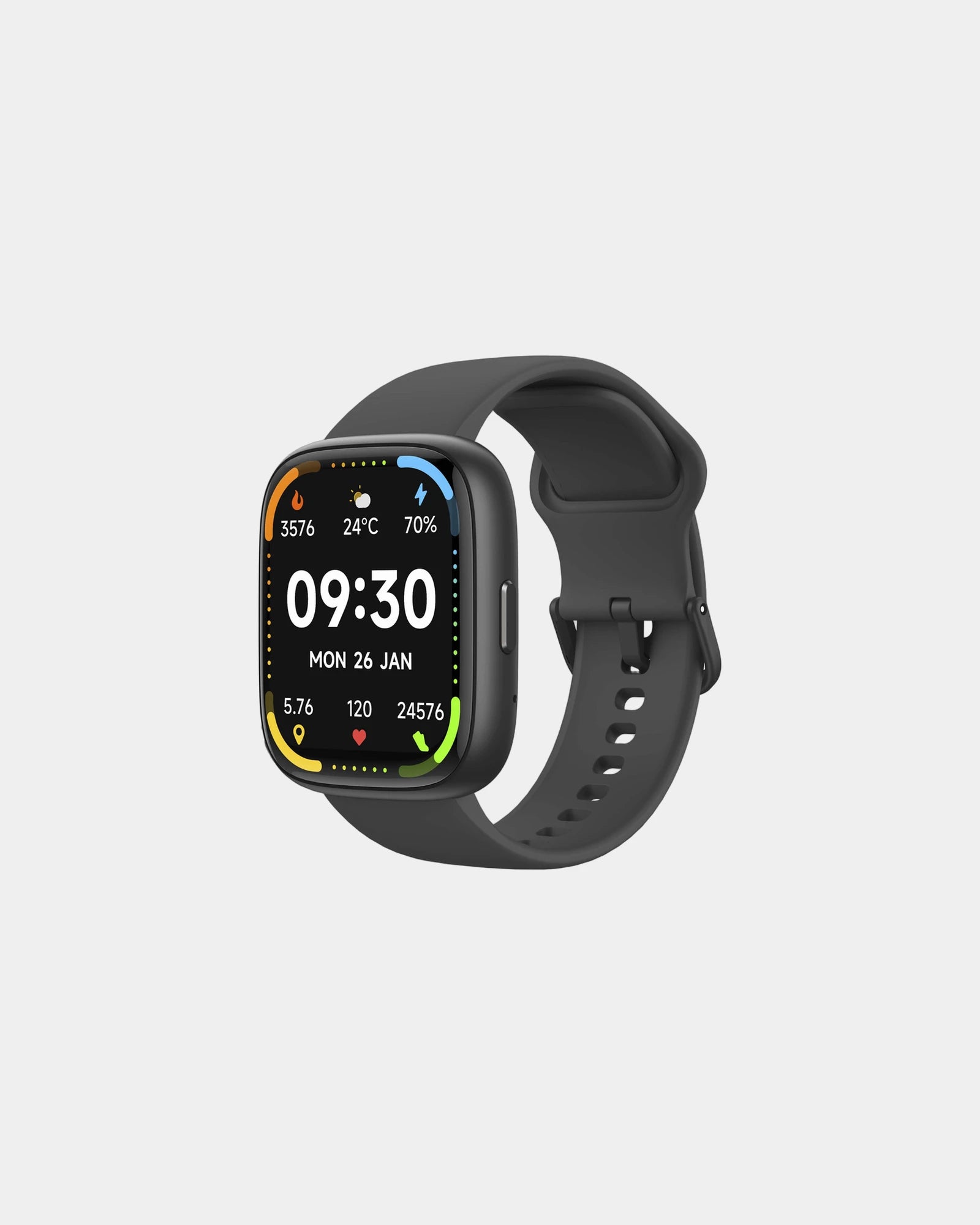 Promotional smart watch for fitness tracking - Black