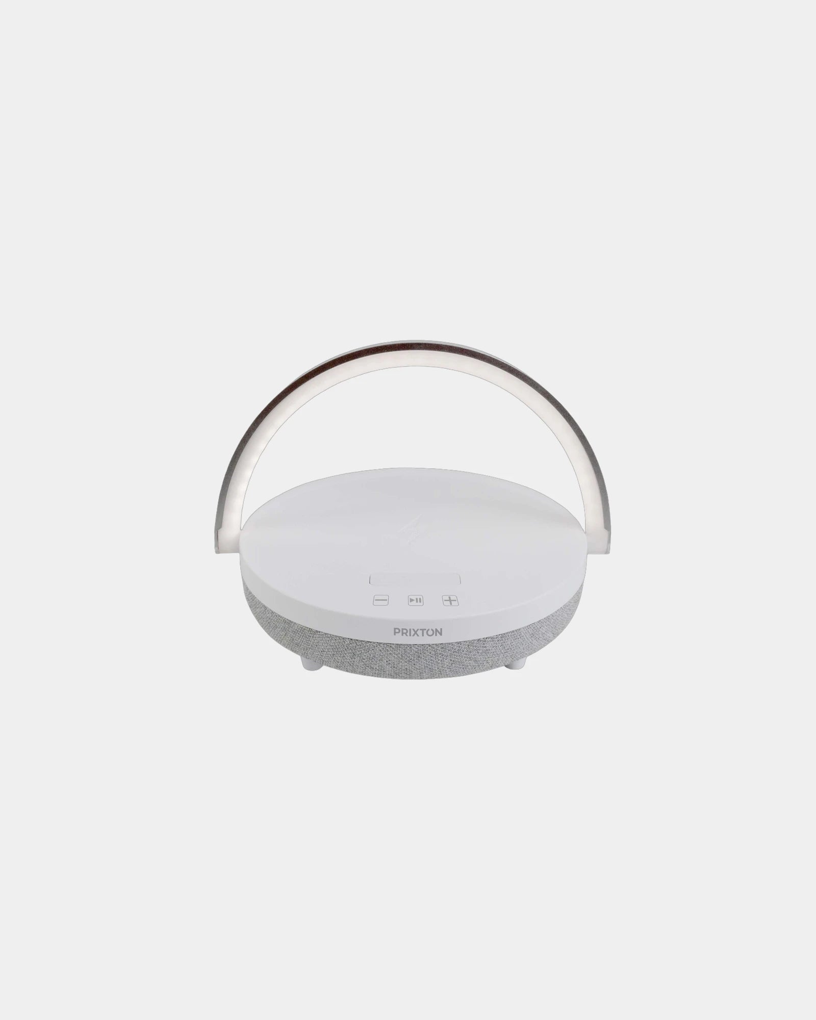 Promotional Bluetooth® speaker with LED light - White