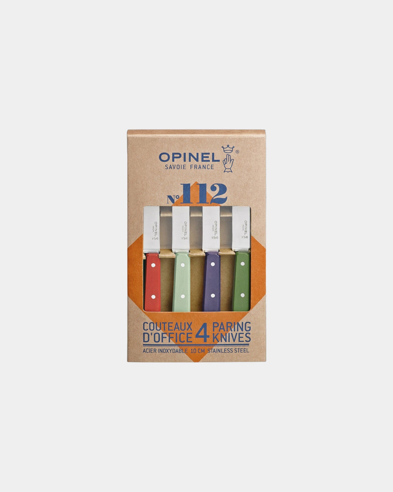 Custom eco-friendly stainless steel knife set Opinel - Red