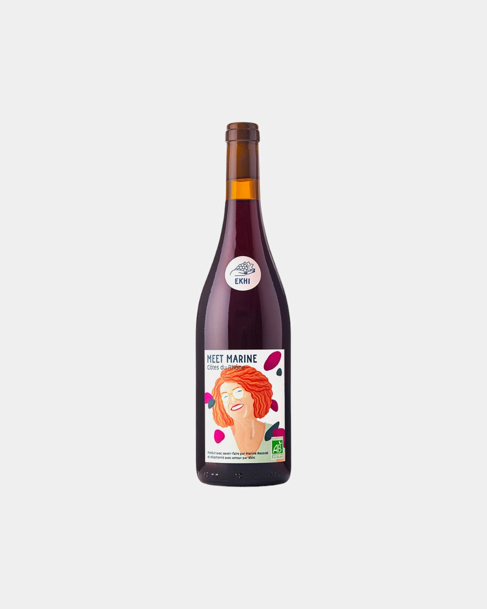 Red Wine Bottle - Côtes du Rhône to Personalize