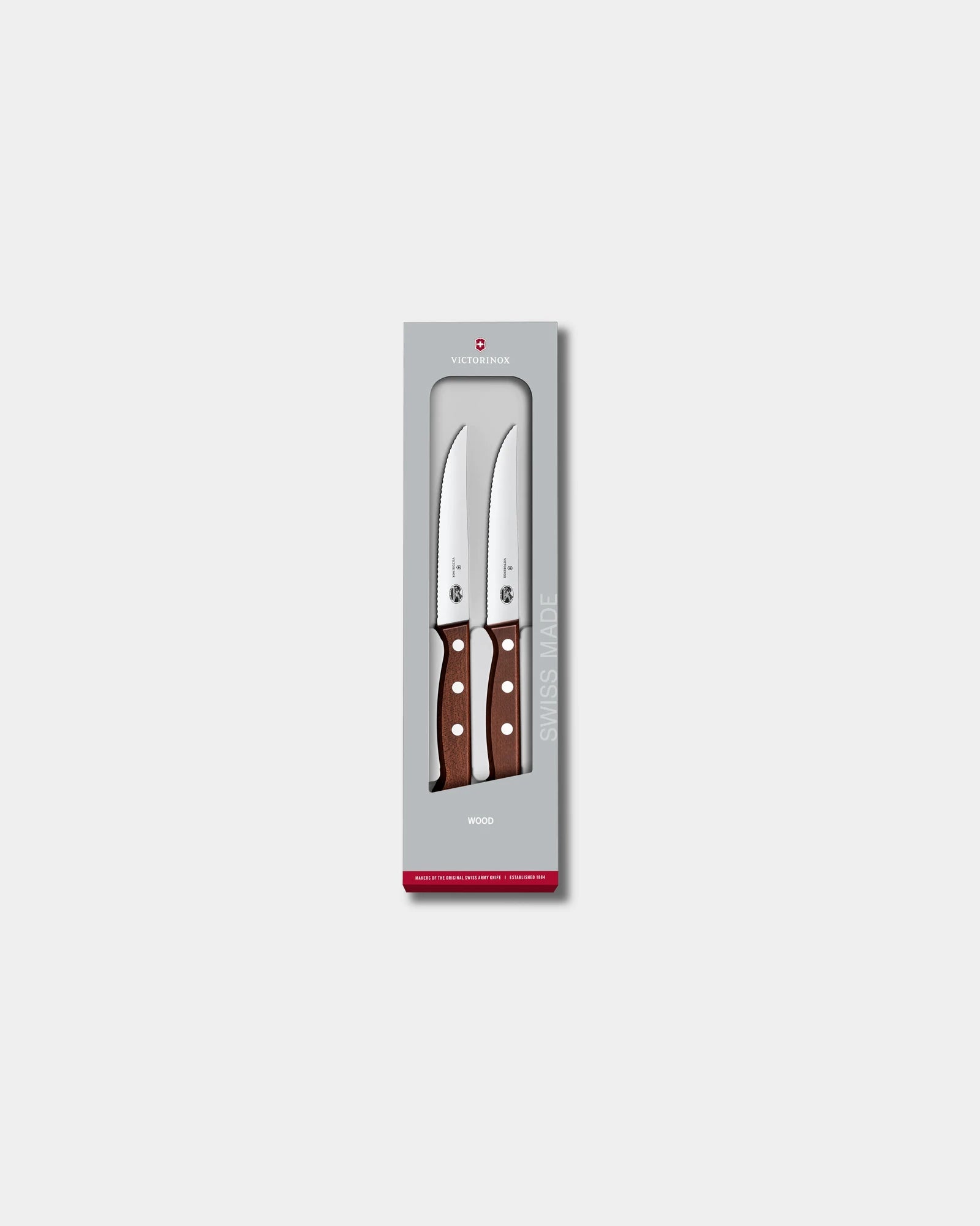 Custom wood steak knife set Victorinox 12 cm - Bois D’Érable Modifié