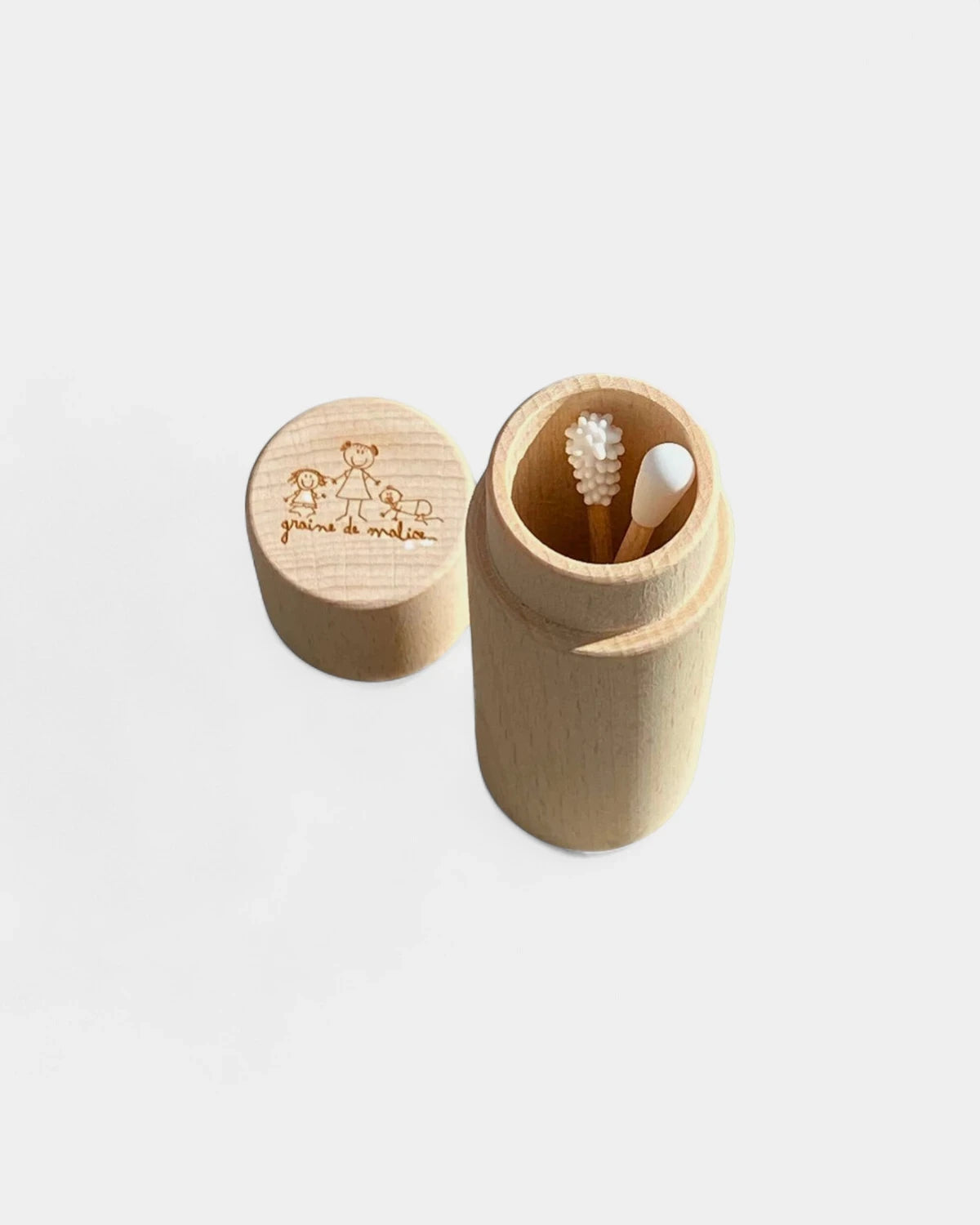 Customizable Reusable Cotton Swab and Beauty Applicator Duo - 2