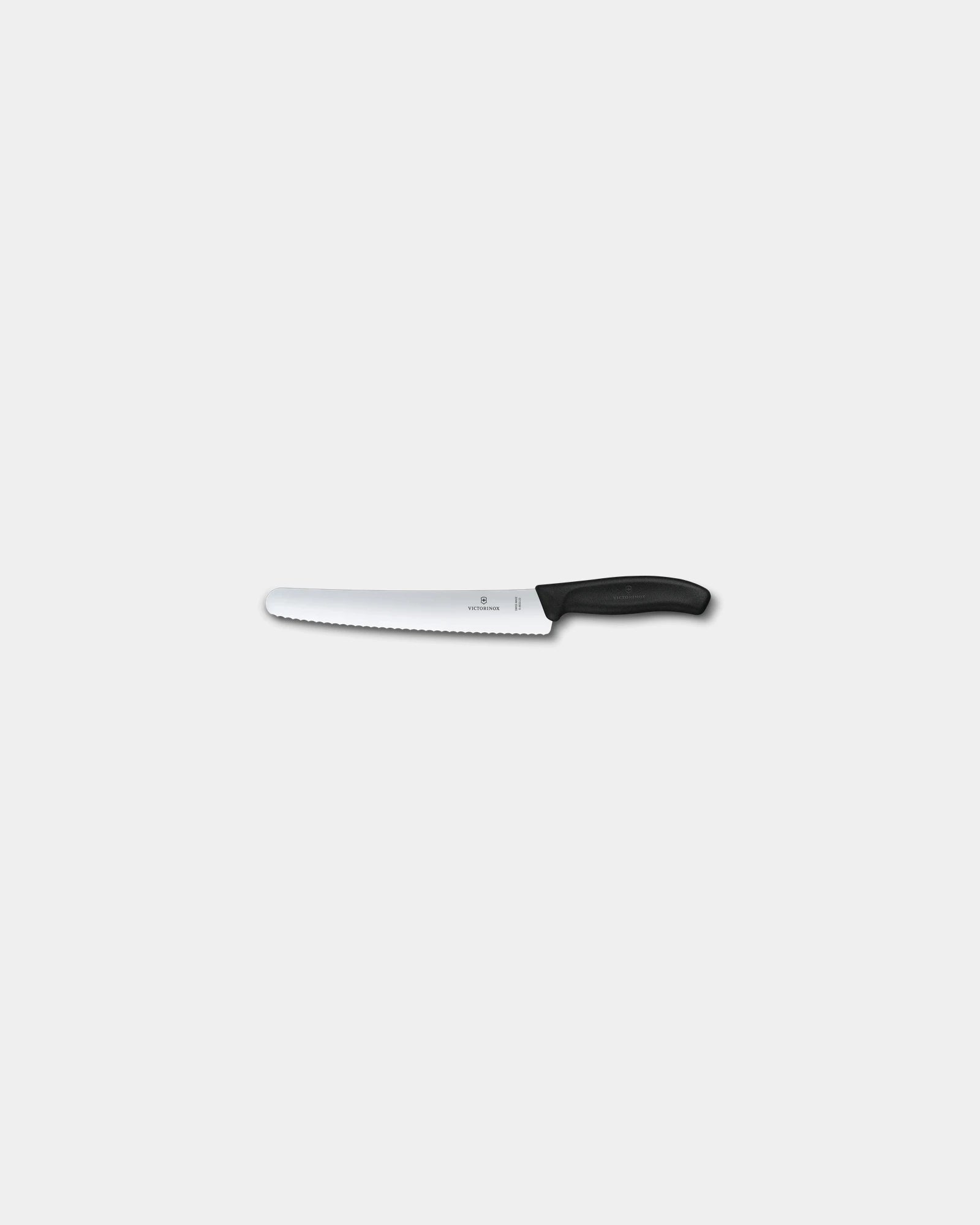 Custom stainless steel bread knife Victorinox - Black