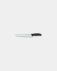 Custom stainless steel bread knife Victorinox - Black