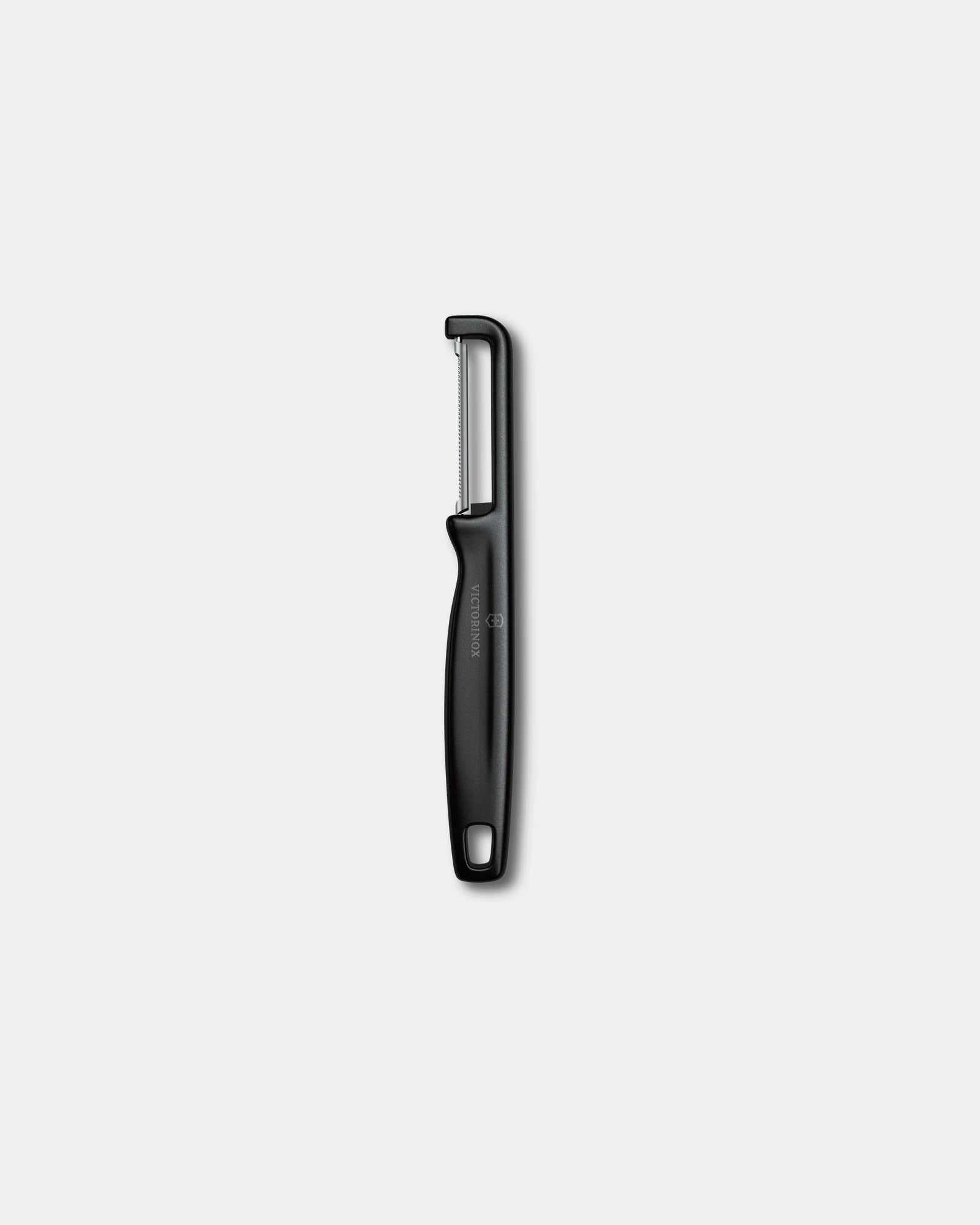 Custom ergonomic polypropylene peeler Victorinox Iota - Black