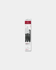 Custom ergonomic kitchen knife set Victorinox 10 cm - Black