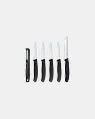 Custom stainless steel kitchen knife set Victorinox 11 cm - Black