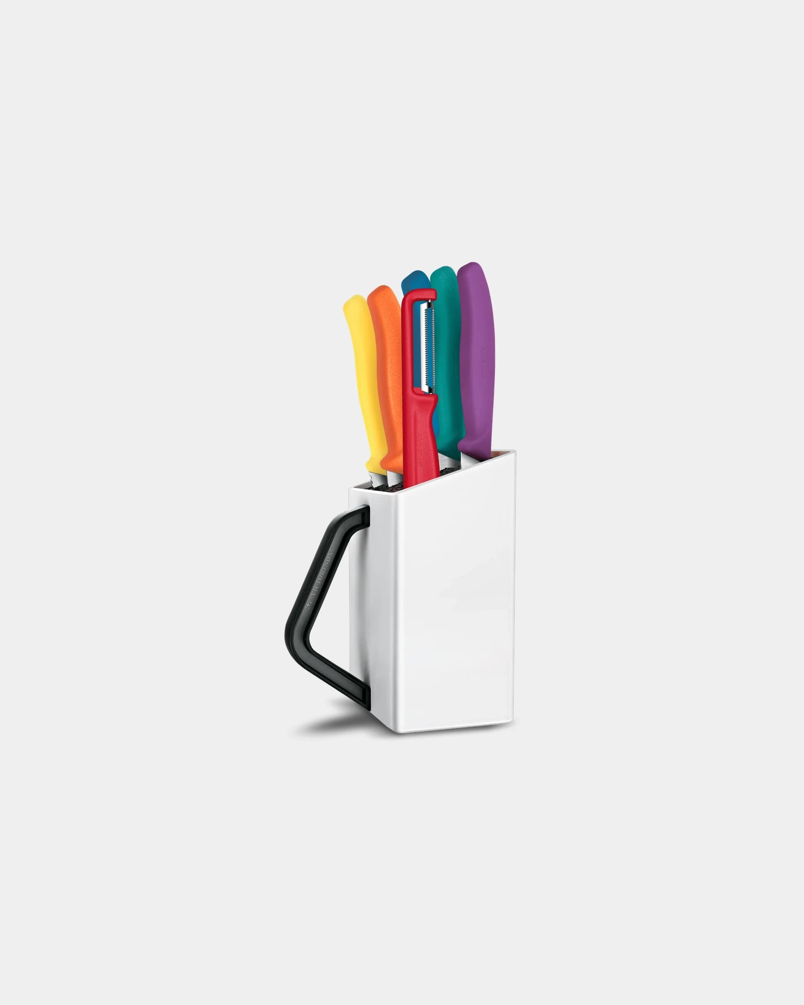 Custom stainless steel knife block Victorinox Utility - Multicolore