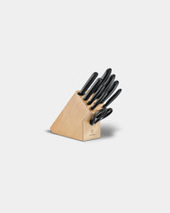 Custom Swiss Classic 9-piece knife block Victorinox - Black