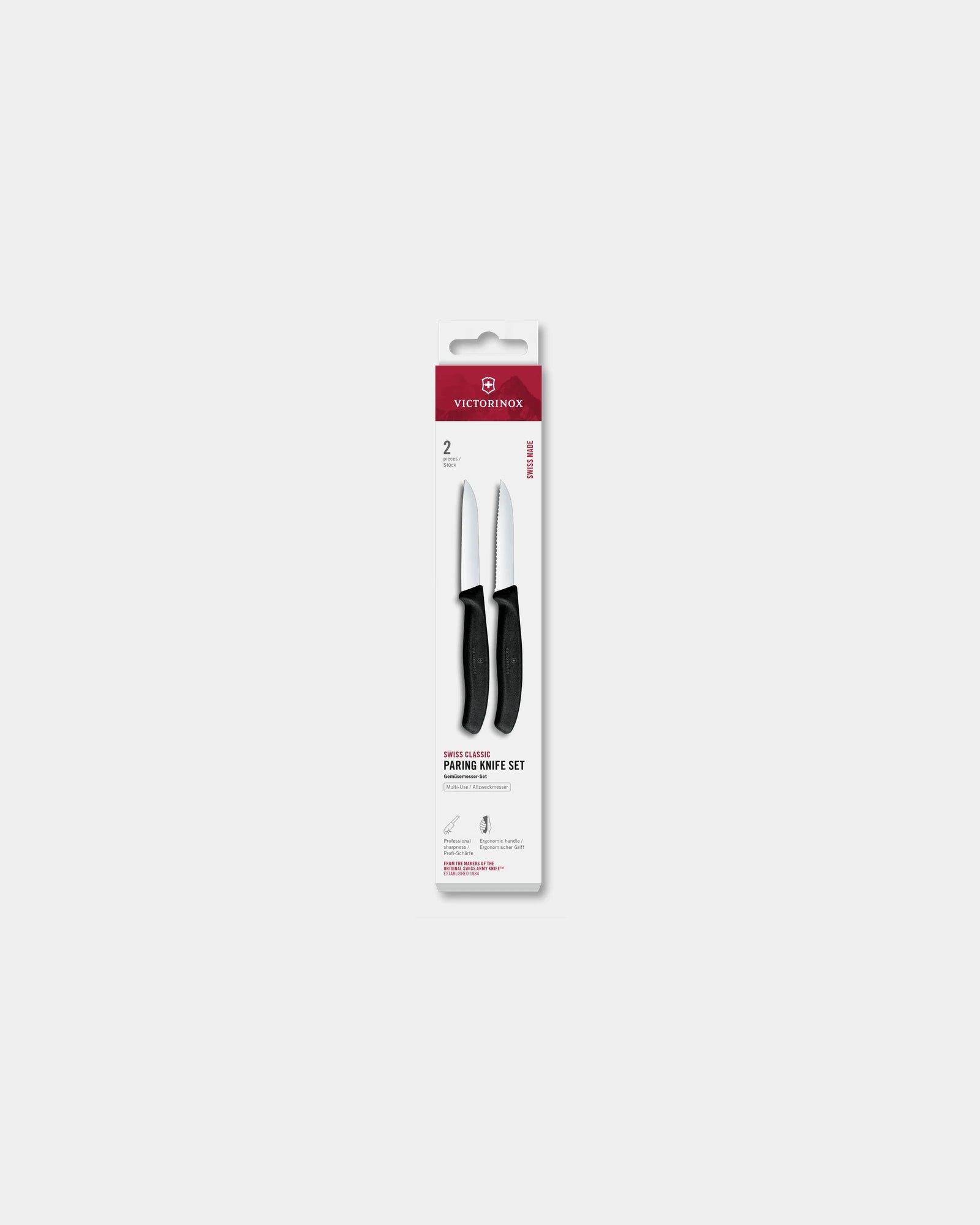 Custom stainless steel kitchen knife set Victorinox - Black