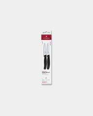 Custom kitchen knives set Victorinox 10 cm 2 pieces - Black