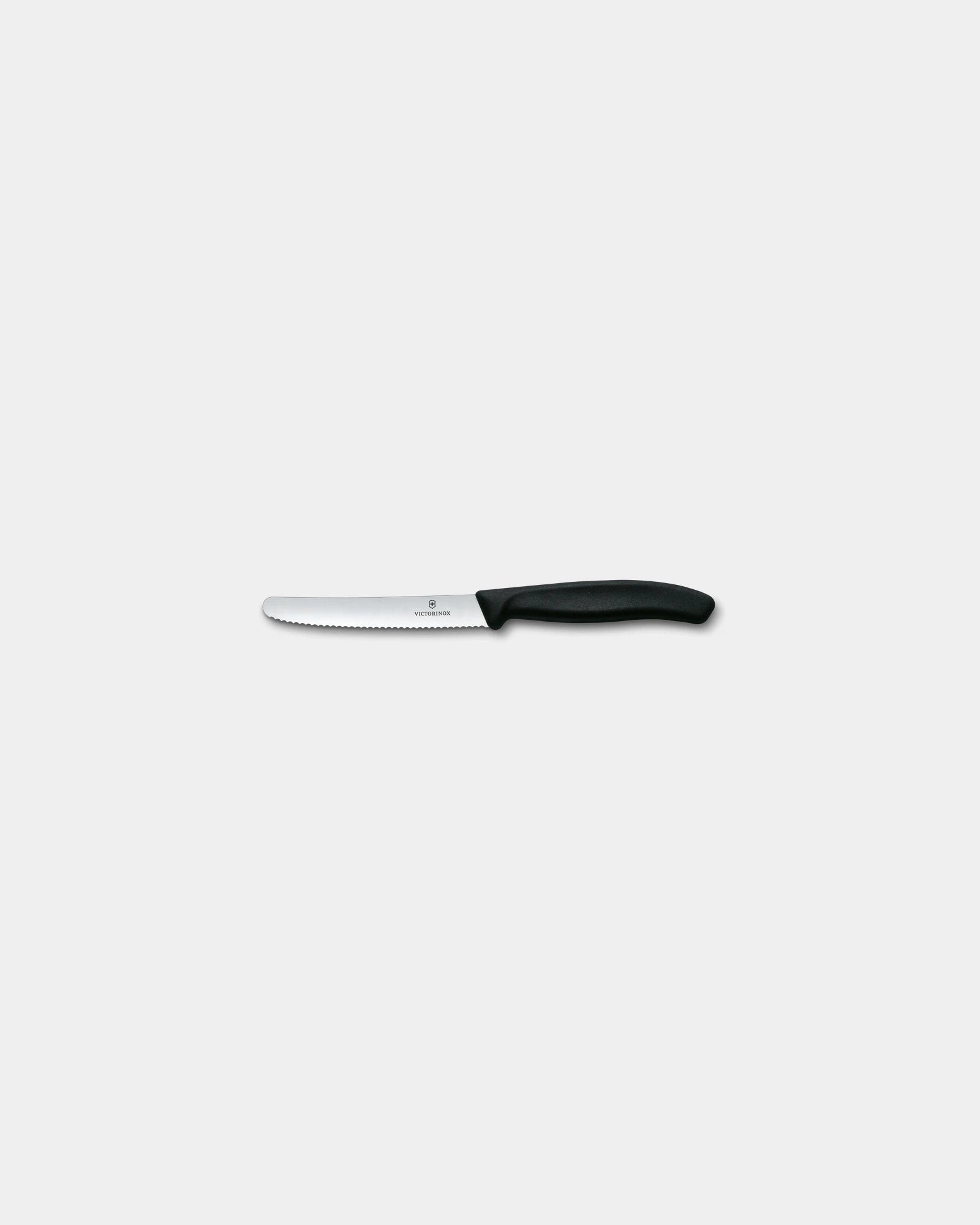 Custom stainless steel Victorinox 11 cm table knife - Black