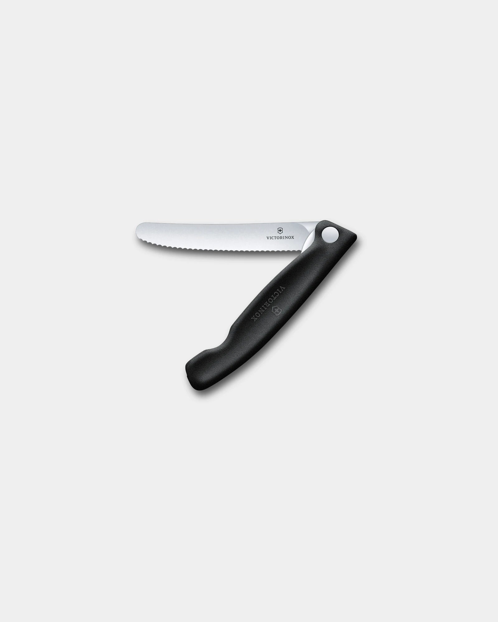 Custom ergonomic Victorinox Swiss Classic picnic knife - Black