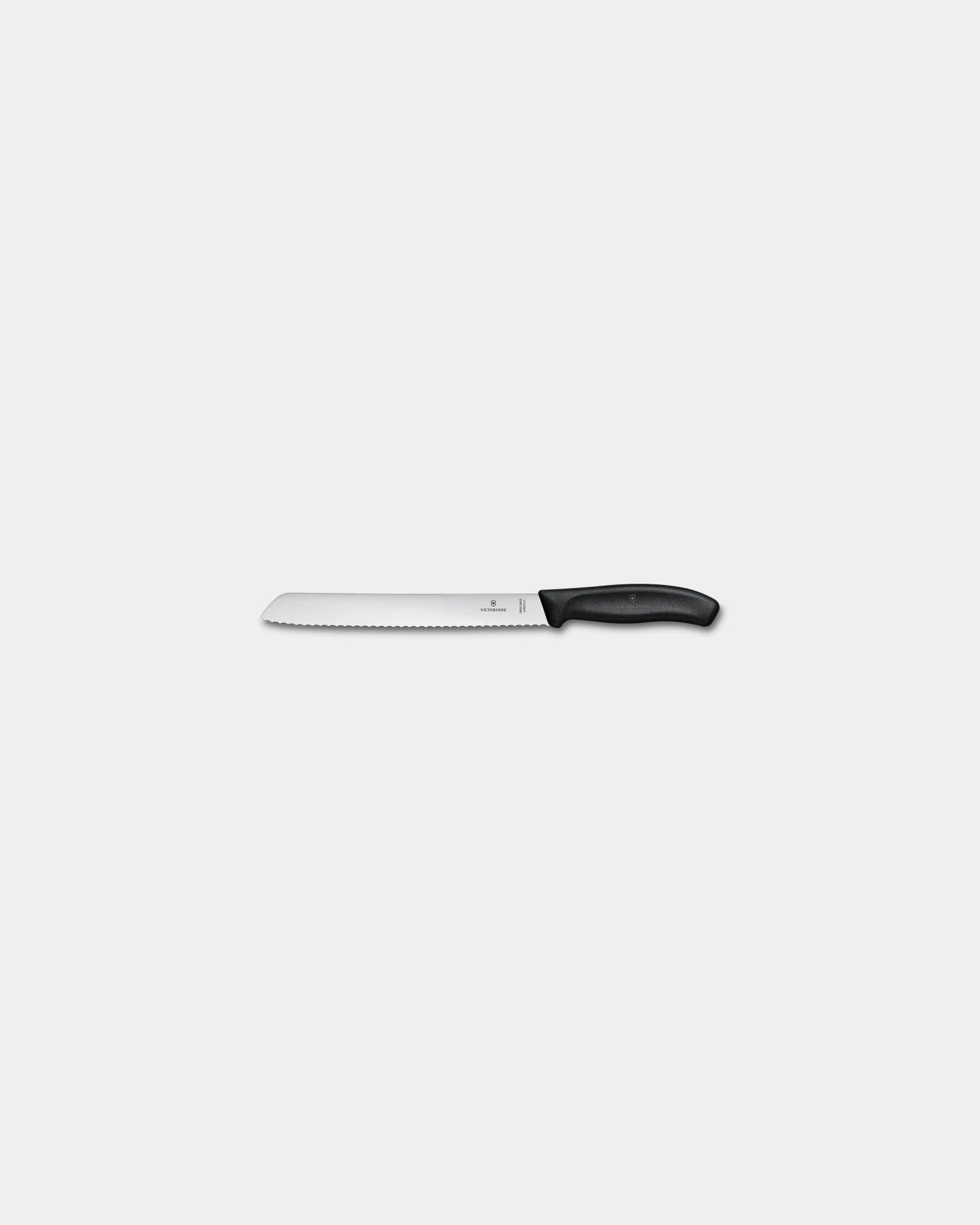 Custom stainless steel bread knife Victorinox - Black