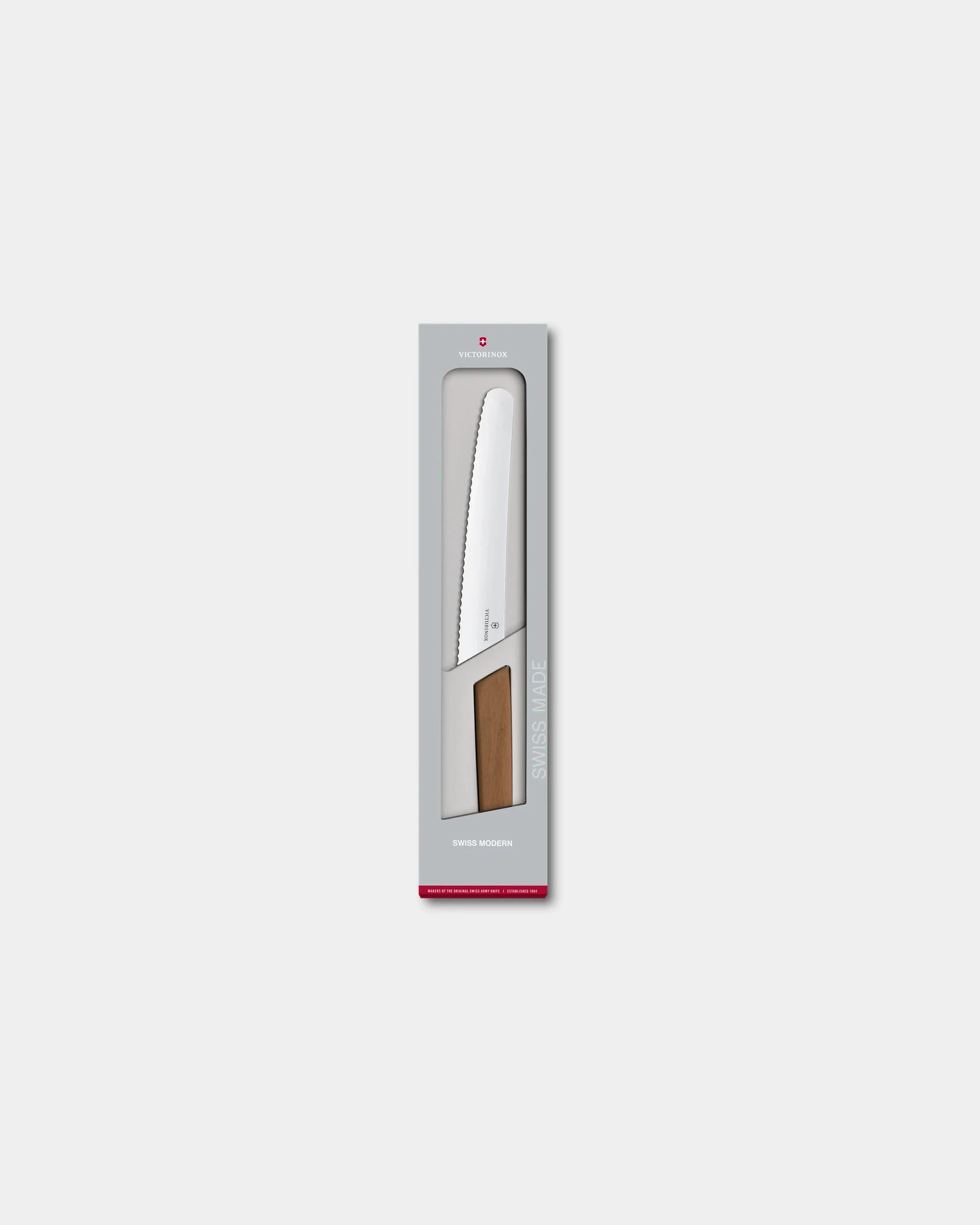 Custom walnut bread knife Victorinox Swiss Modern 22 cm - 1