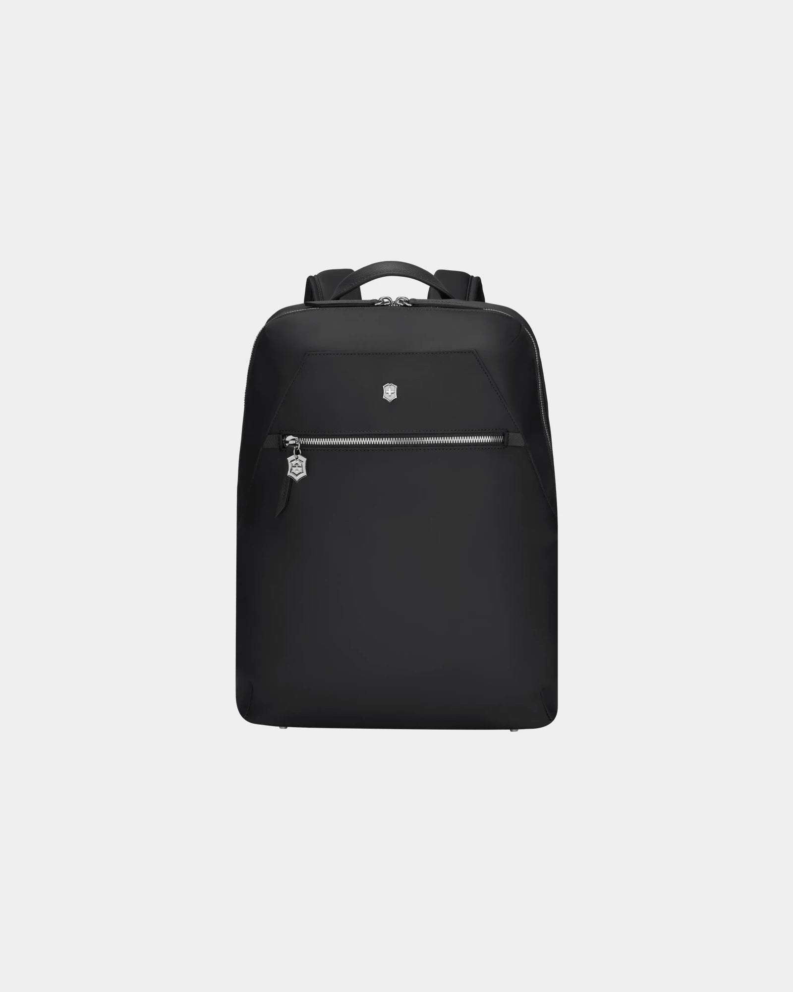 Custom nylon leather backpack Victorinox Victoria Signature - Black
