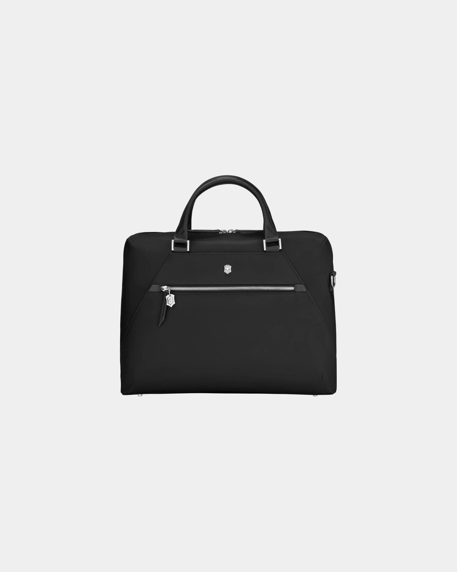 Custom nylon leather briefcase Victorinox - Black