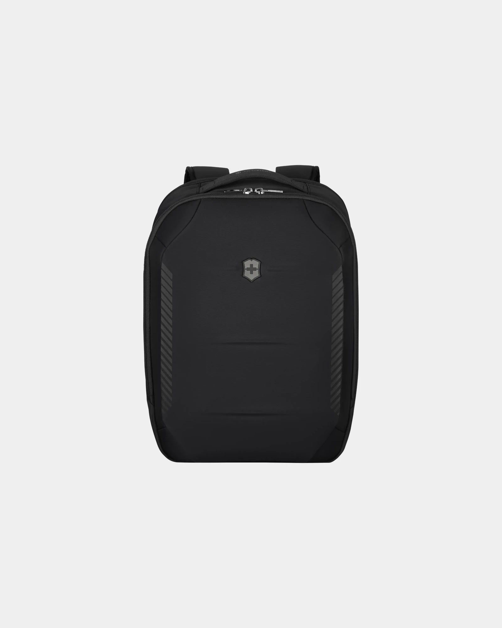Custom recycled polyester backpack Victorinox Crosslight - Black