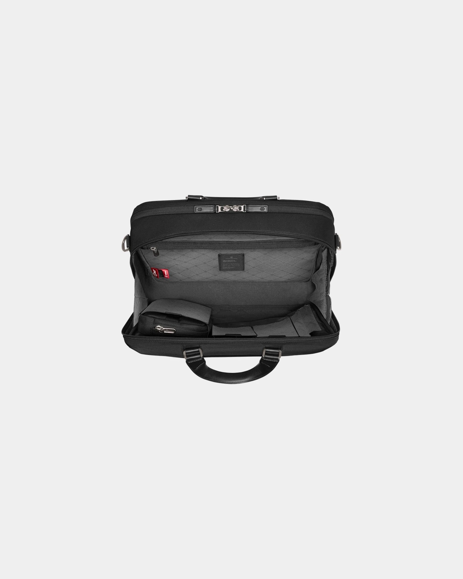 Custom nylon leather briefcase Victorinox Mythic Deluxe - 7