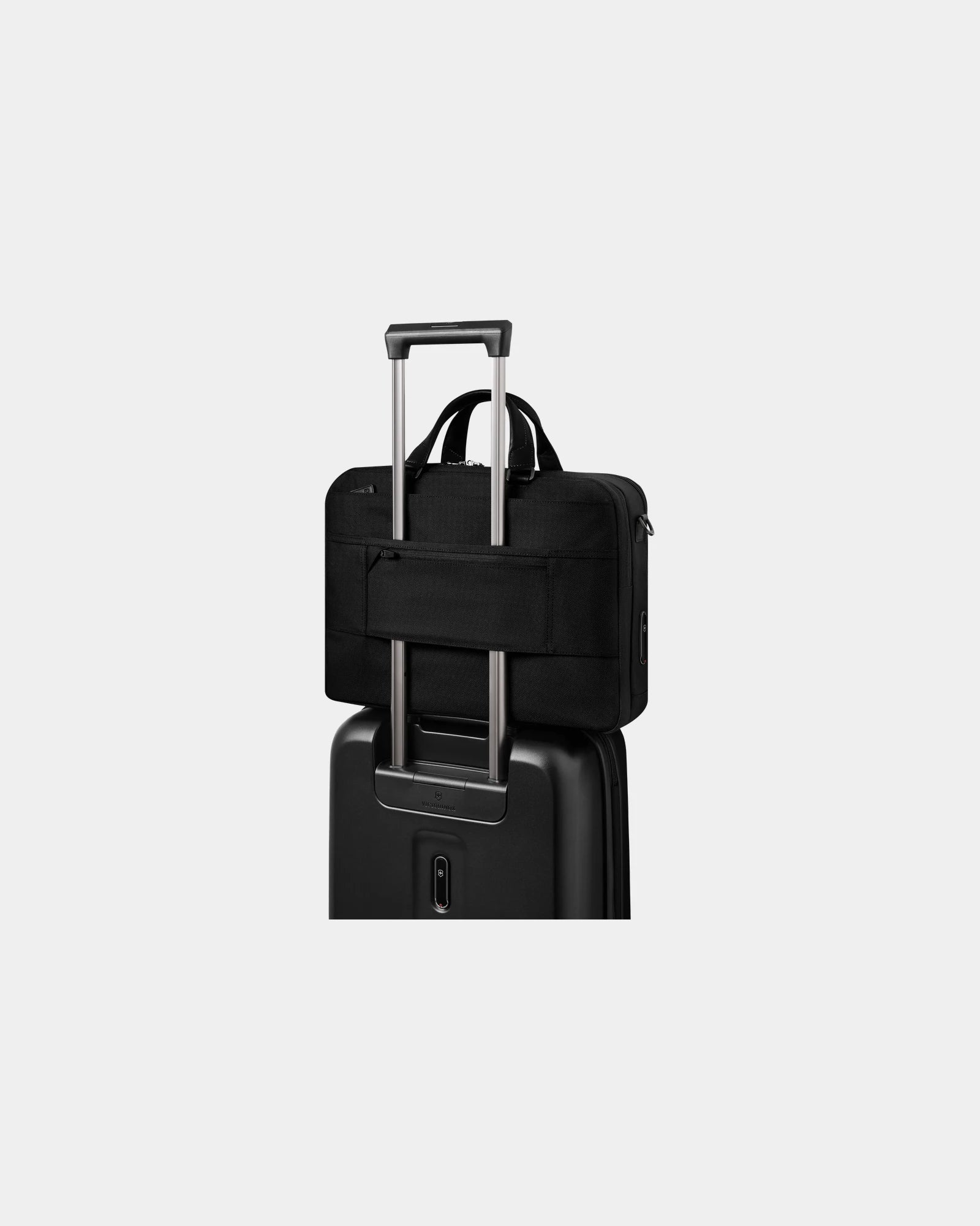 Custom nylon leather briefcase Victorinox Mythic Deluxe - 6