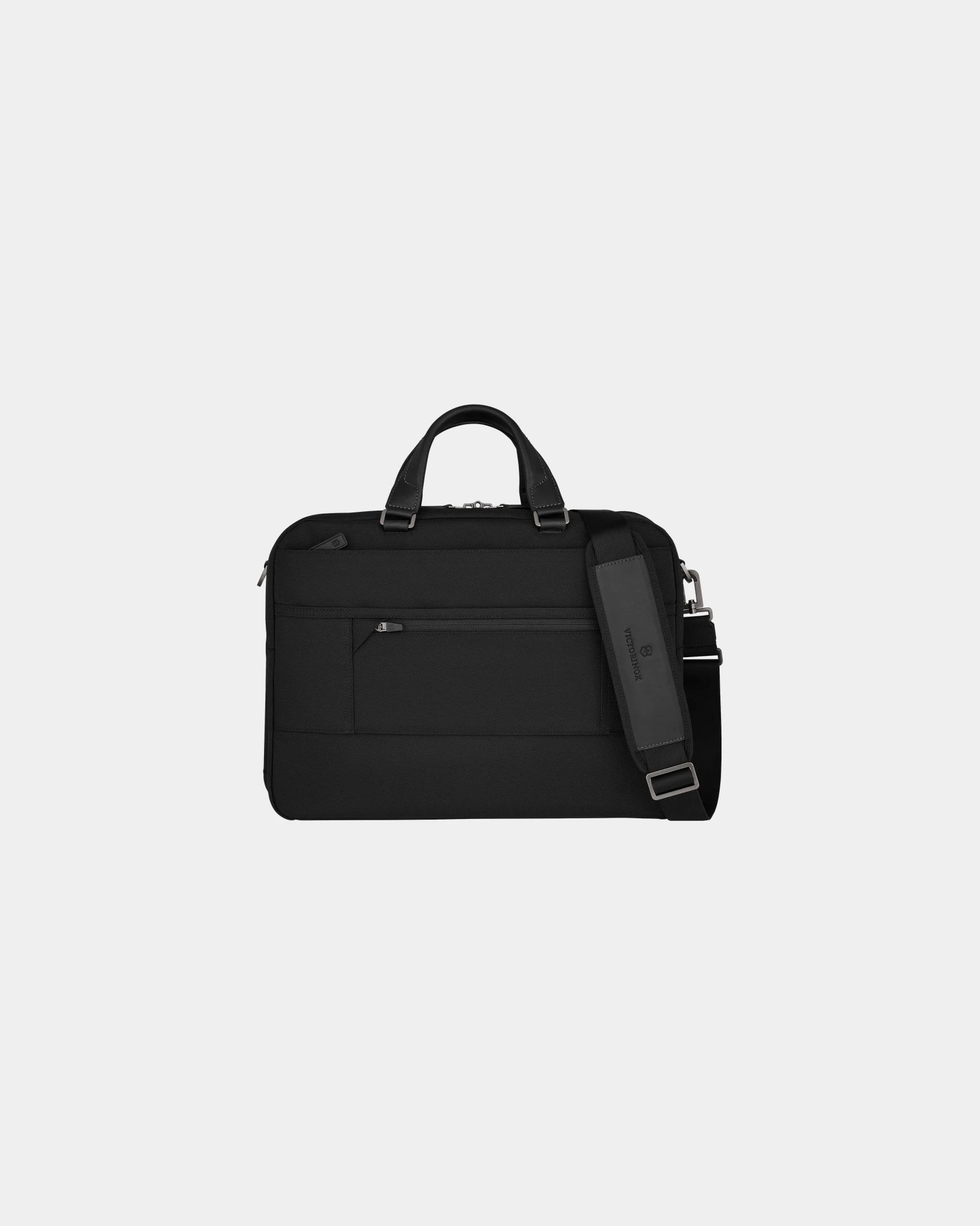 Custom nylon leather briefcase Victorinox Mythic Deluxe - 8