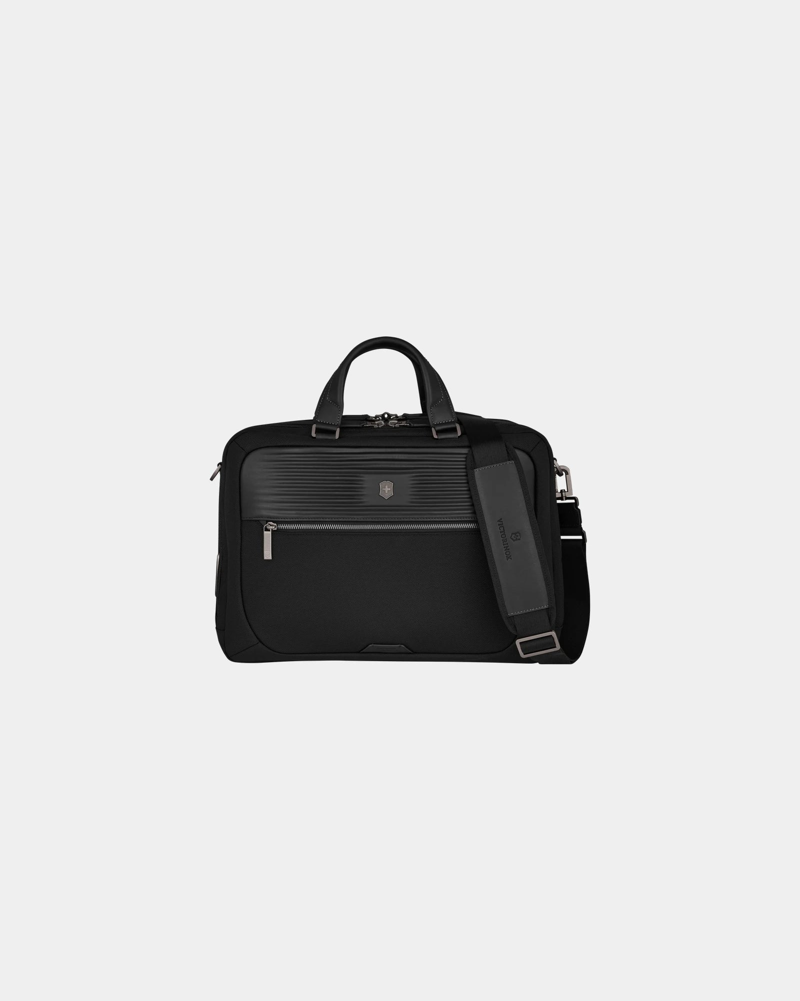 Custom nylon leather briefcase Victorinox Mythic Deluxe - 9
