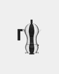 Custom eco-friendly espresso maker Alessi Pulcina - Black