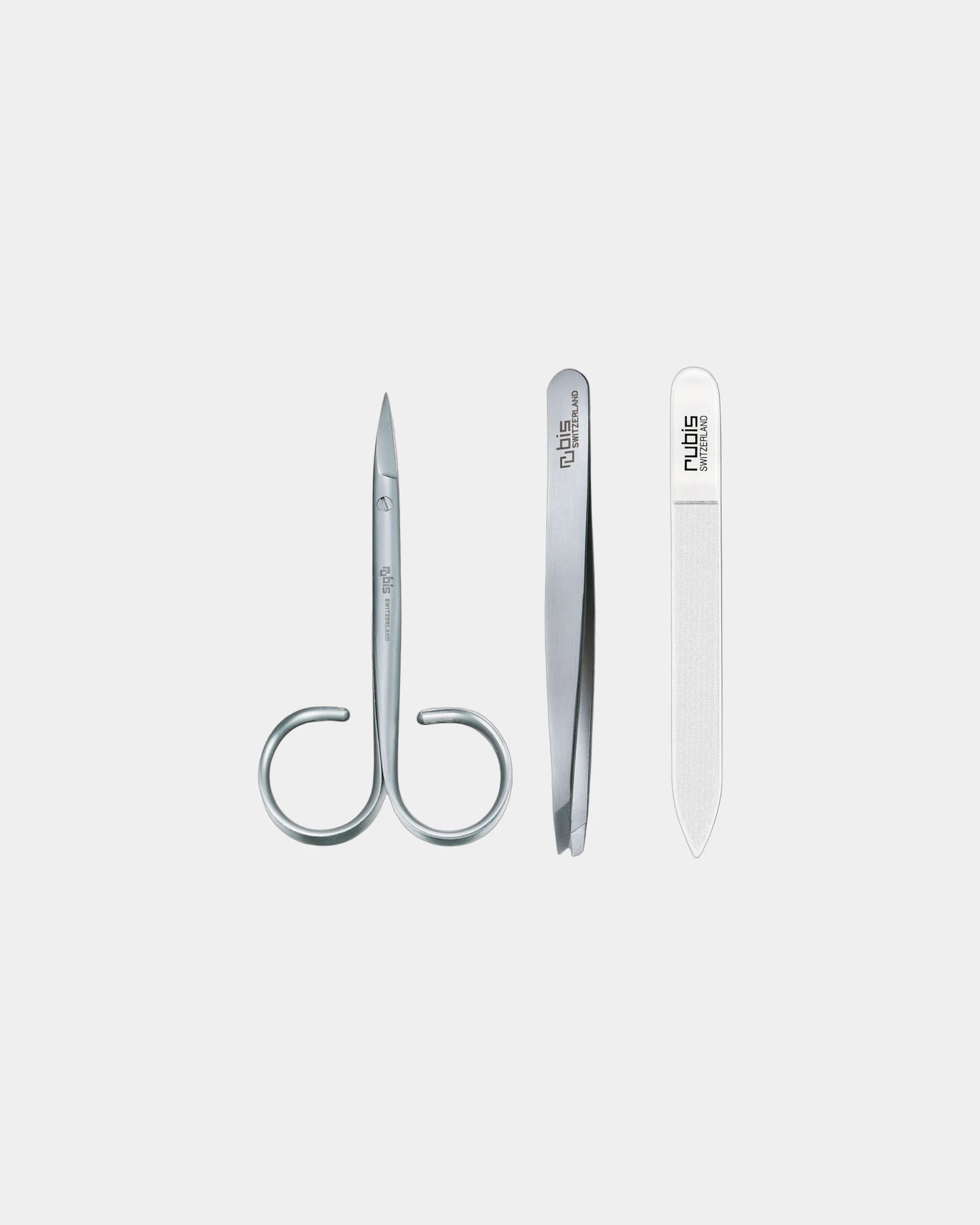 Custom stainless steel manicure set Victorinox - Silver