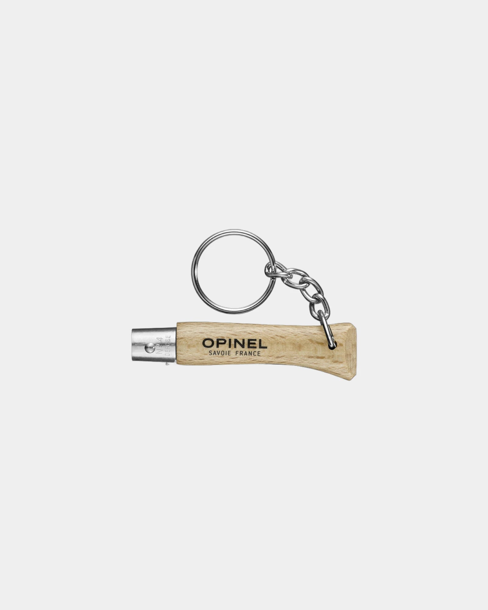 Custom eco-friendly stainless steel keyring Opinel N°04 - 1