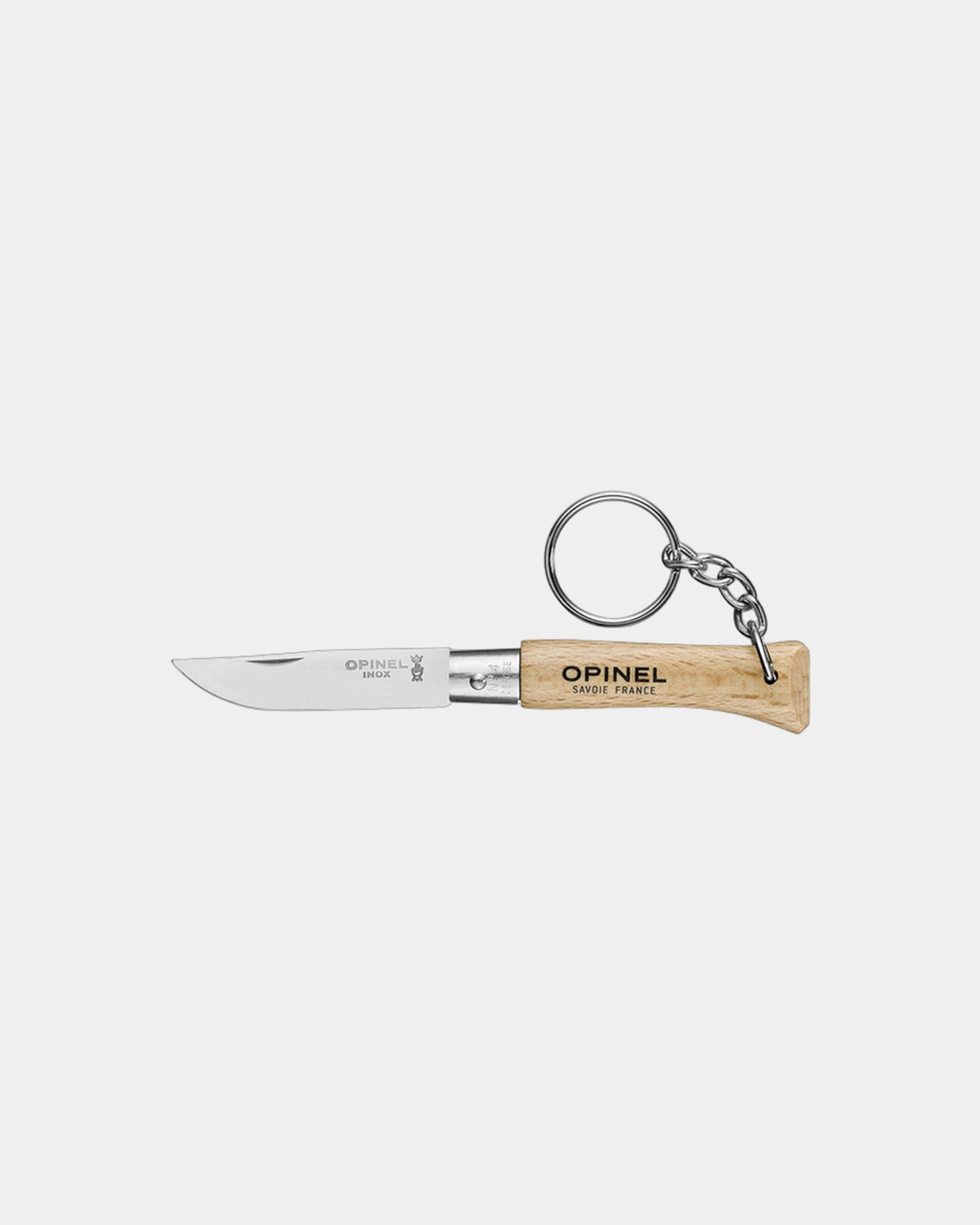 Porte-clés acier inox Opinel N°04 à personnaliser - Beige