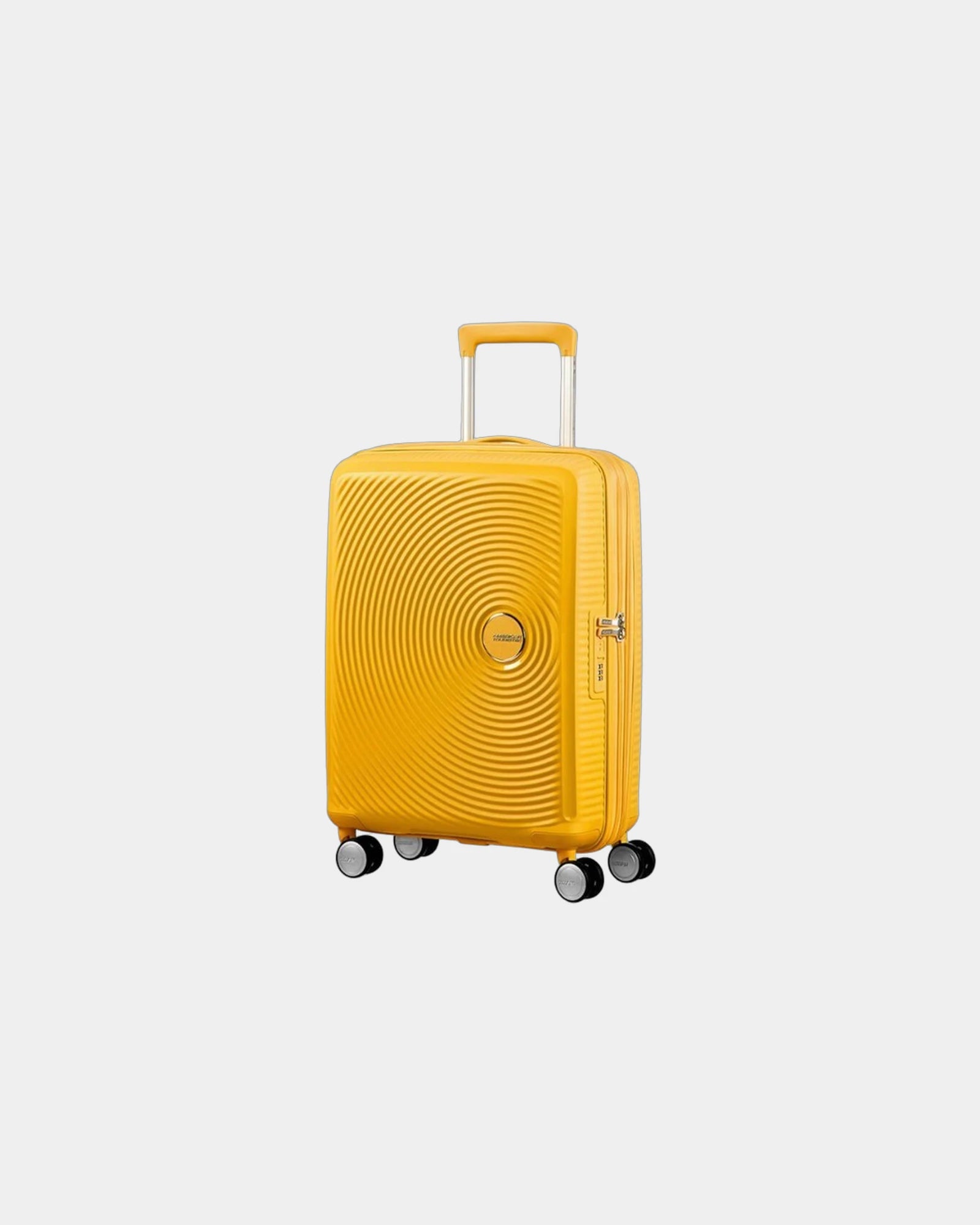 Custom polypropylene suitcase American Tourister SoundBox - Yellow