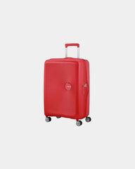 Custom expandable suitcase American Tourister SoundBox - Red