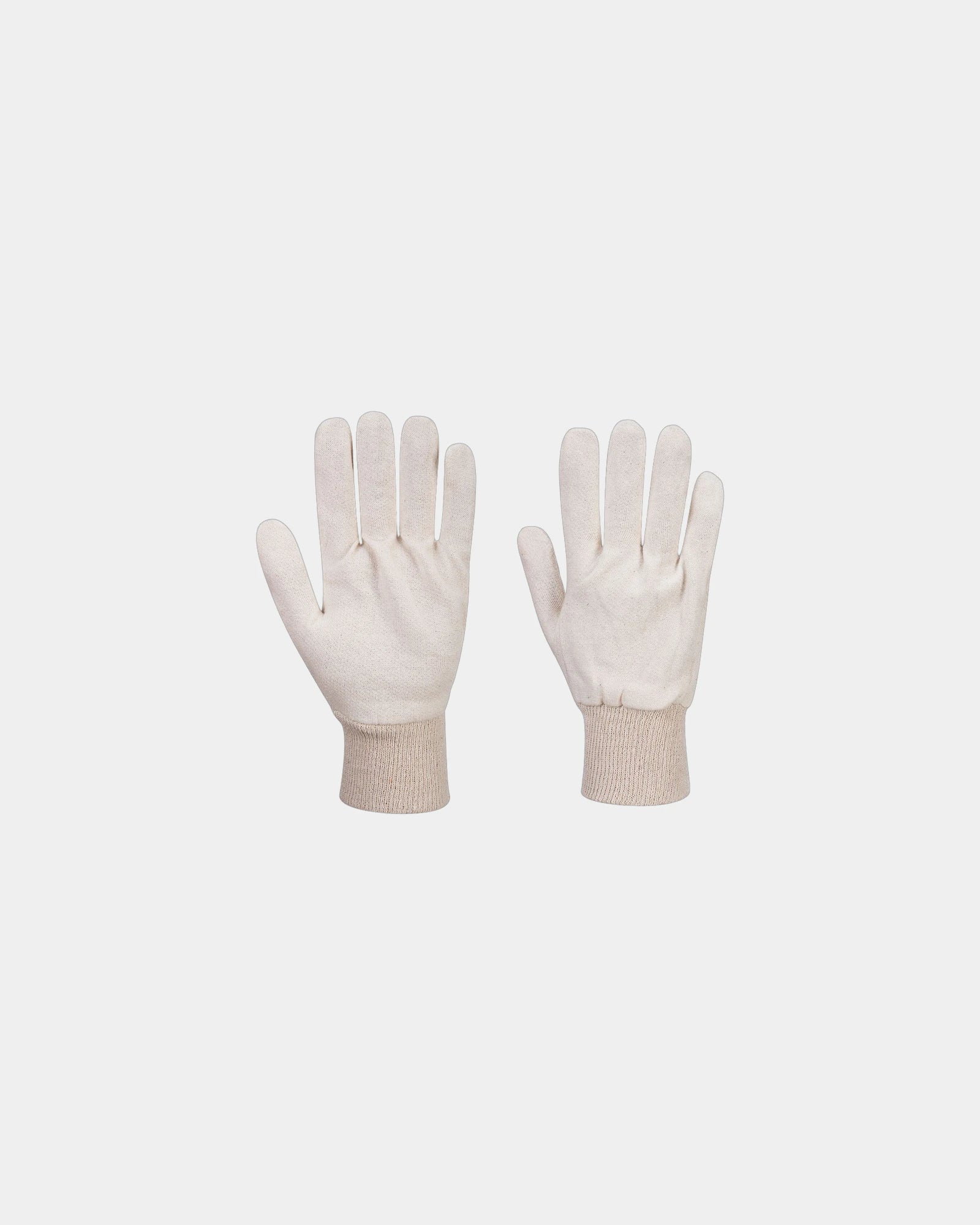 Custom cotton jersey gloves - Natural