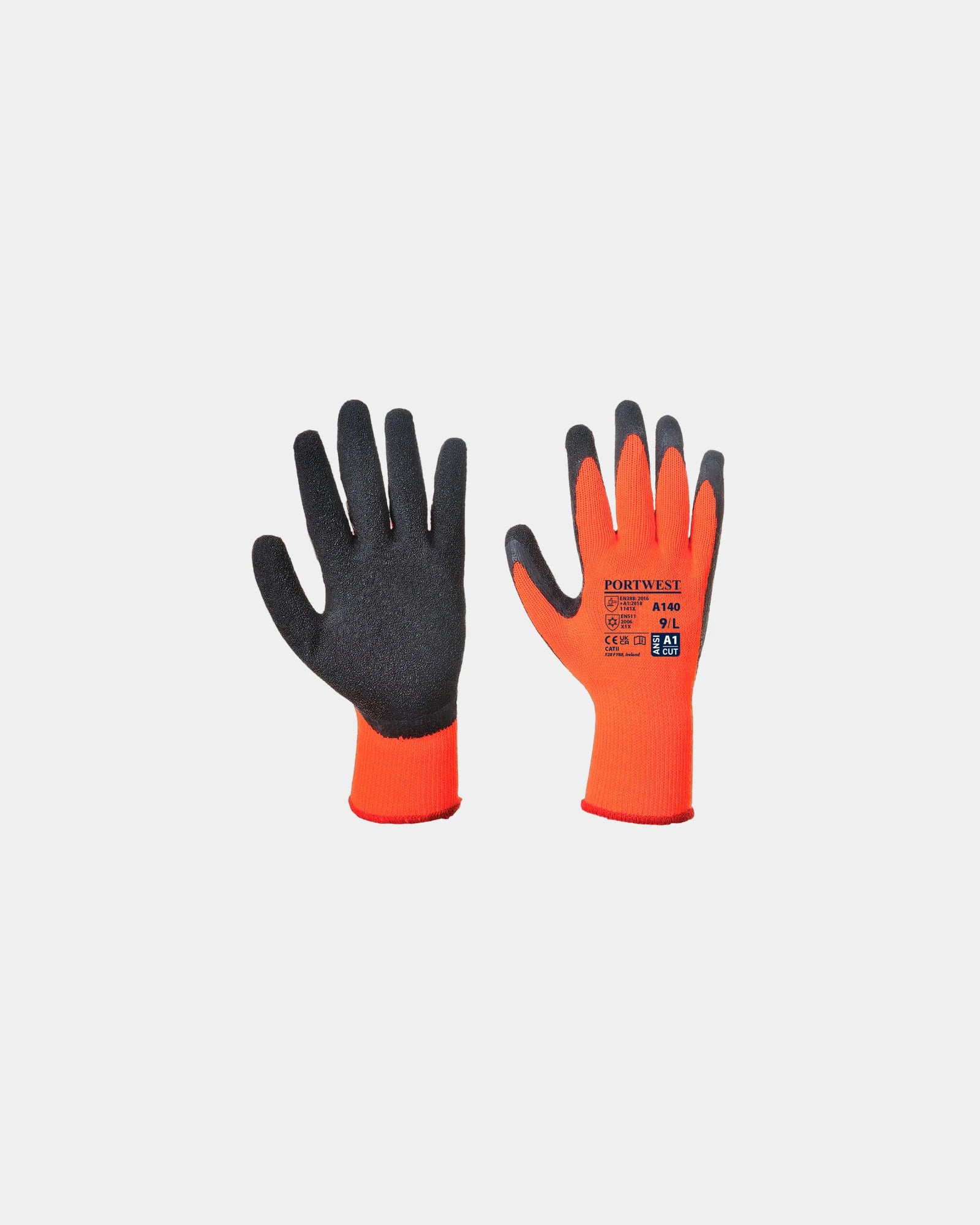 Promotional thermal gloves for cold weather - Orange