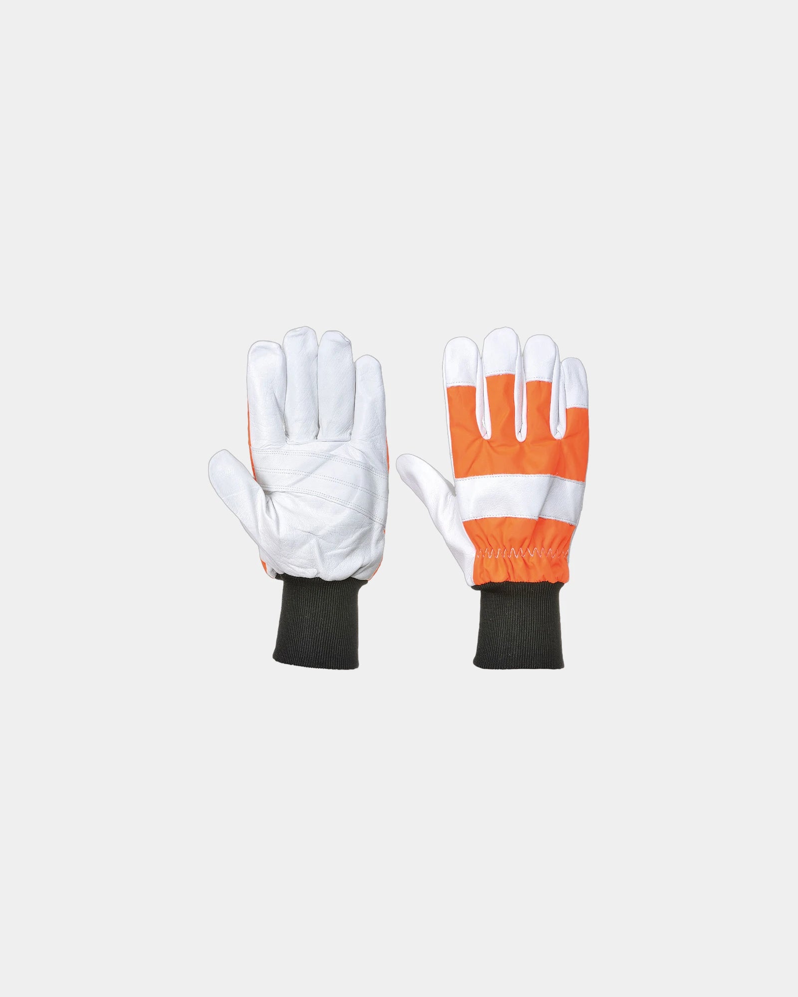 Promotional protective gloves for chainsaw work - Orange