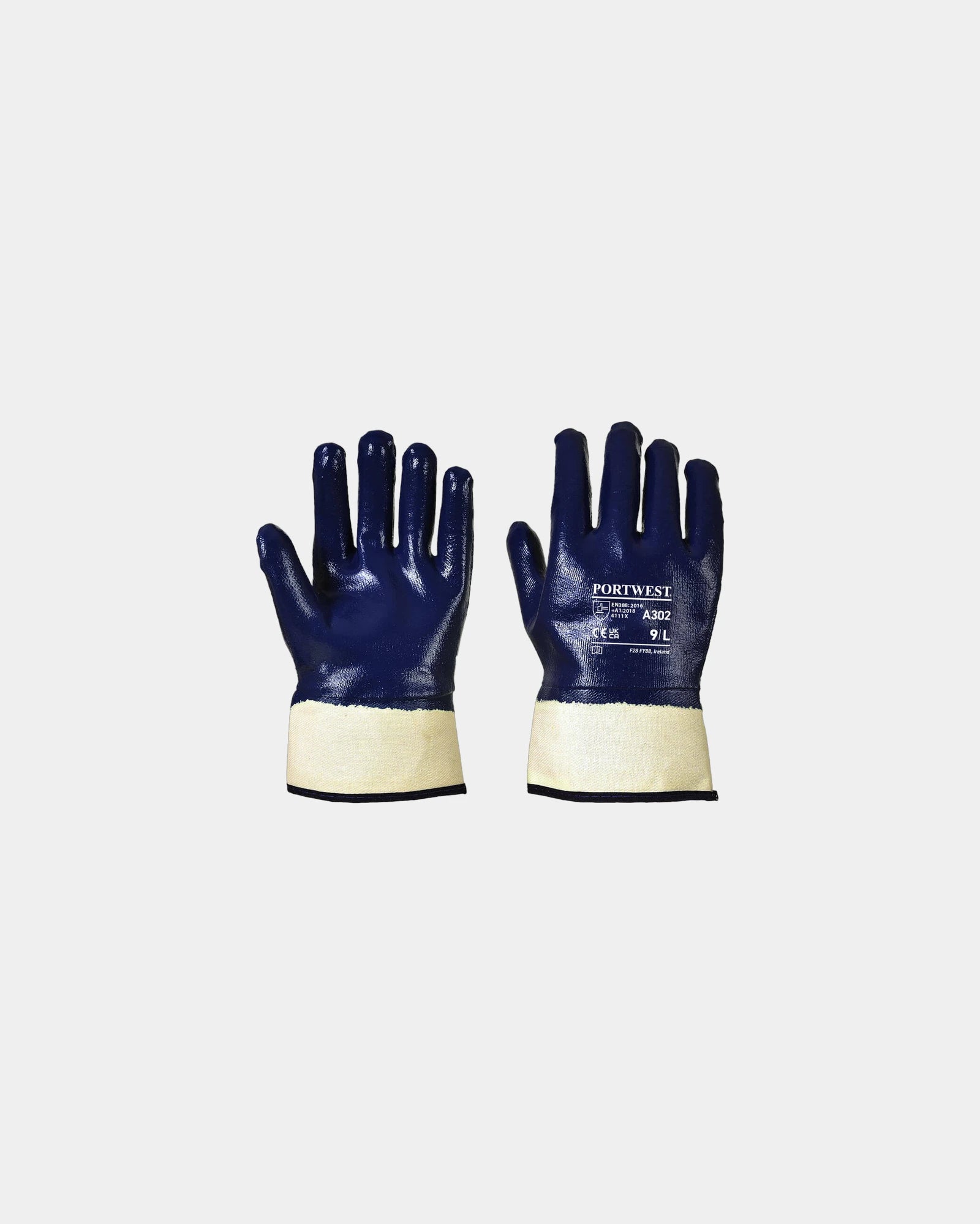 Promotional nitrile coated gloves - Navy