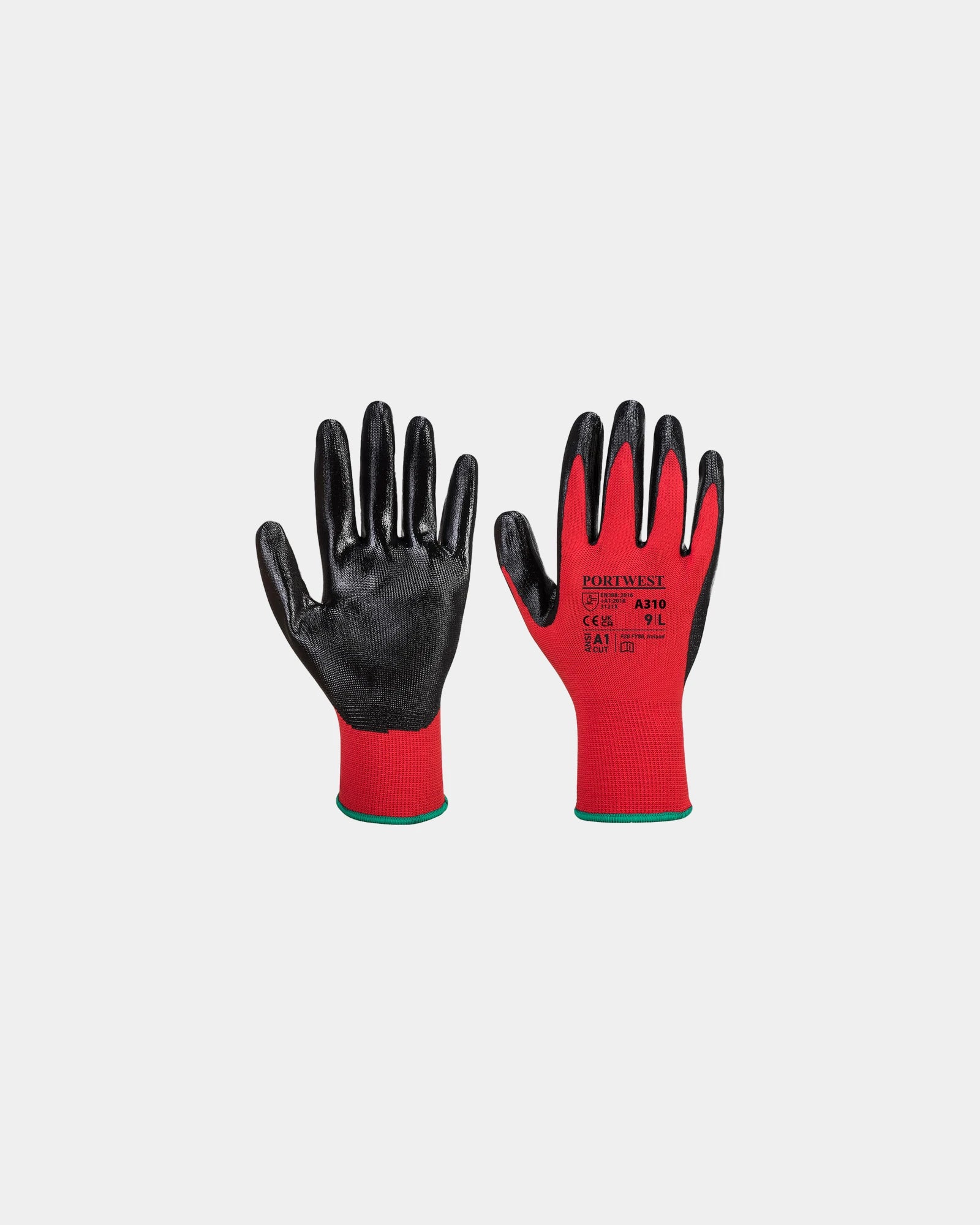 Promotional nylon Flexo Grip gloves pack of 12 - Dark Blue