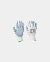Promotional nitrile Flexo Grip gloves pack of 12 - Grey