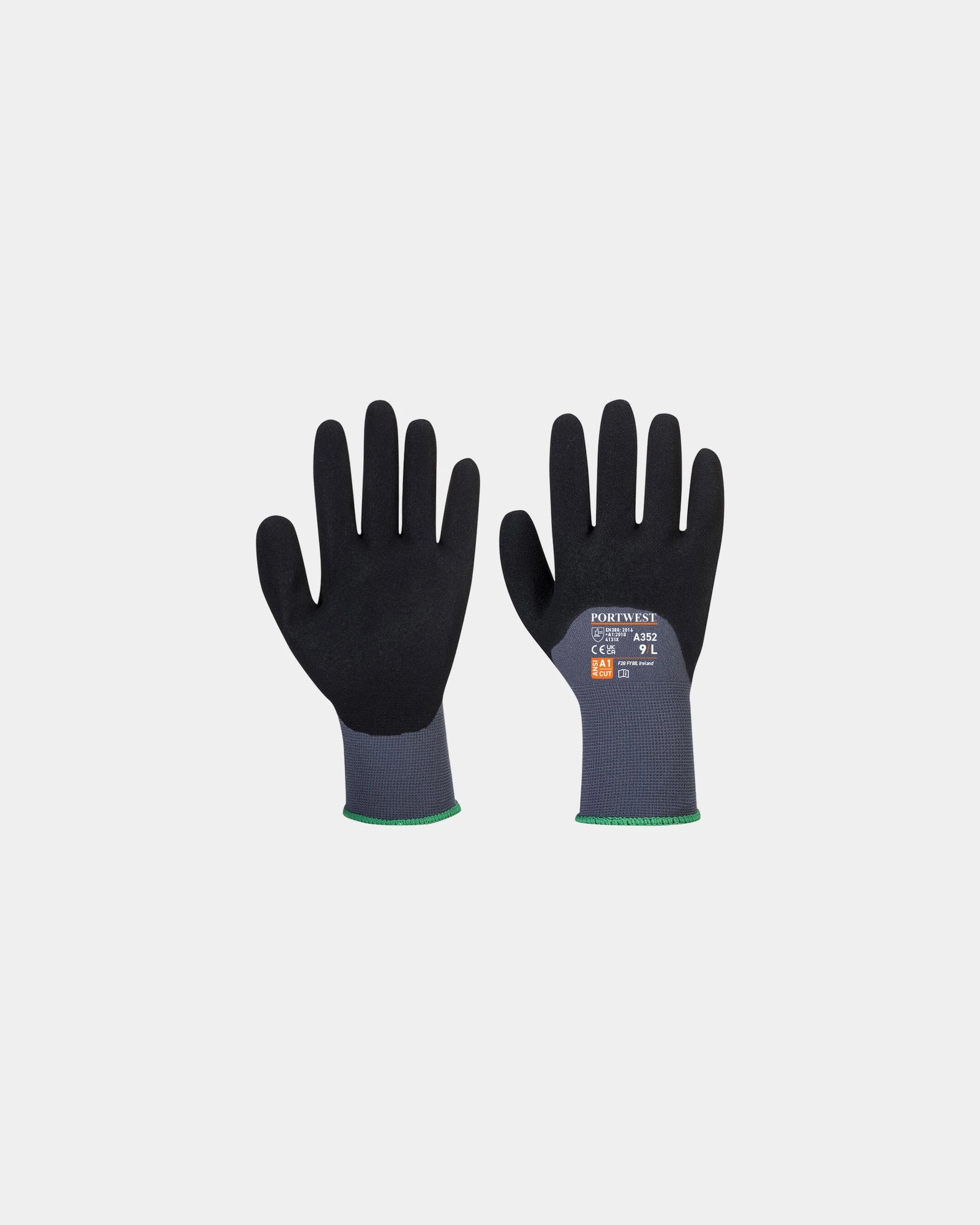 Promotional nitrile foam palm gloves DermiFlex Ultra - Grey