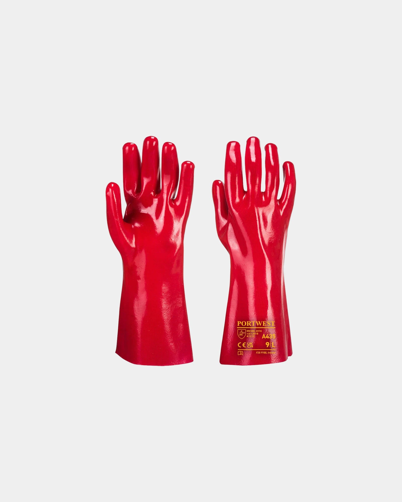 Promotional PVC gloves 35 cm Portwest - Dark Blue