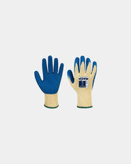 Promotional cut-resistant latex grip gloves - Yellow-Black