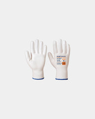 Promotional cut-resistant PU palm gloves Pack of 12 - White