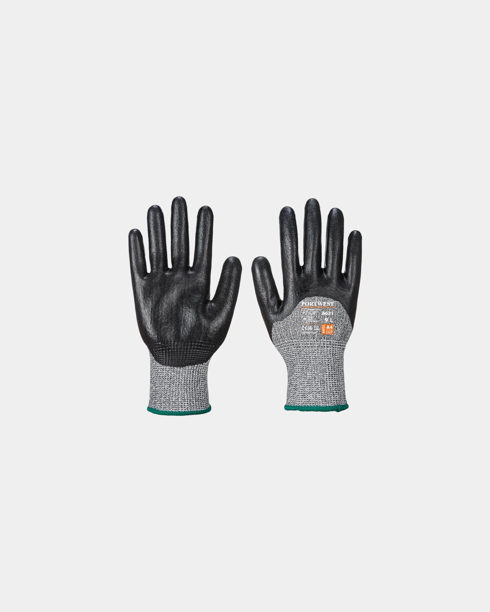 Promotional nitrile foam gloves for extreme cut resistance - Black-Sky Blue