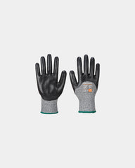 Promotional nitrile foam gloves for extreme cut resistance - Black-Sky Blue