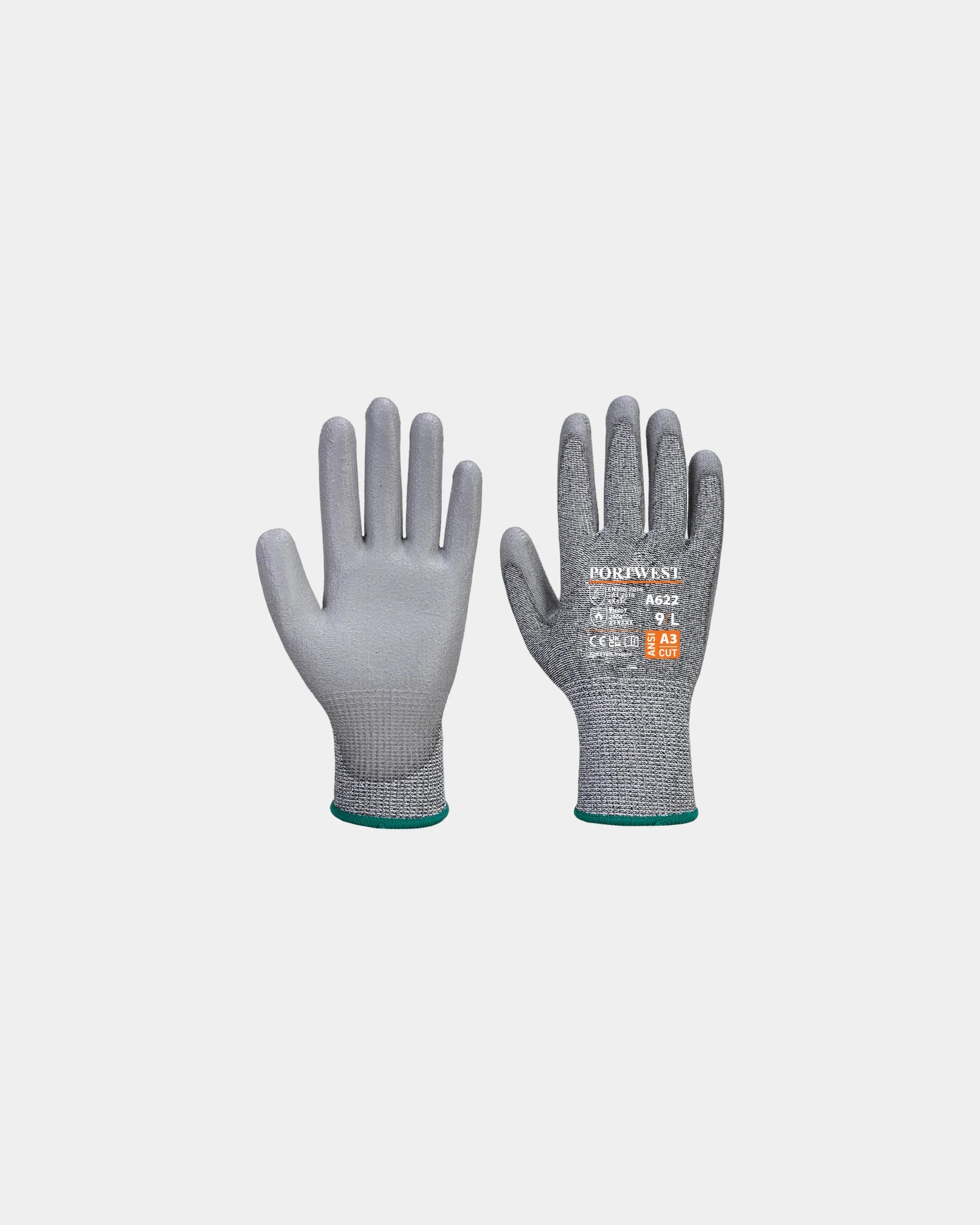 Promotional cut-resistant gloves Level C pack of 12 - Grey