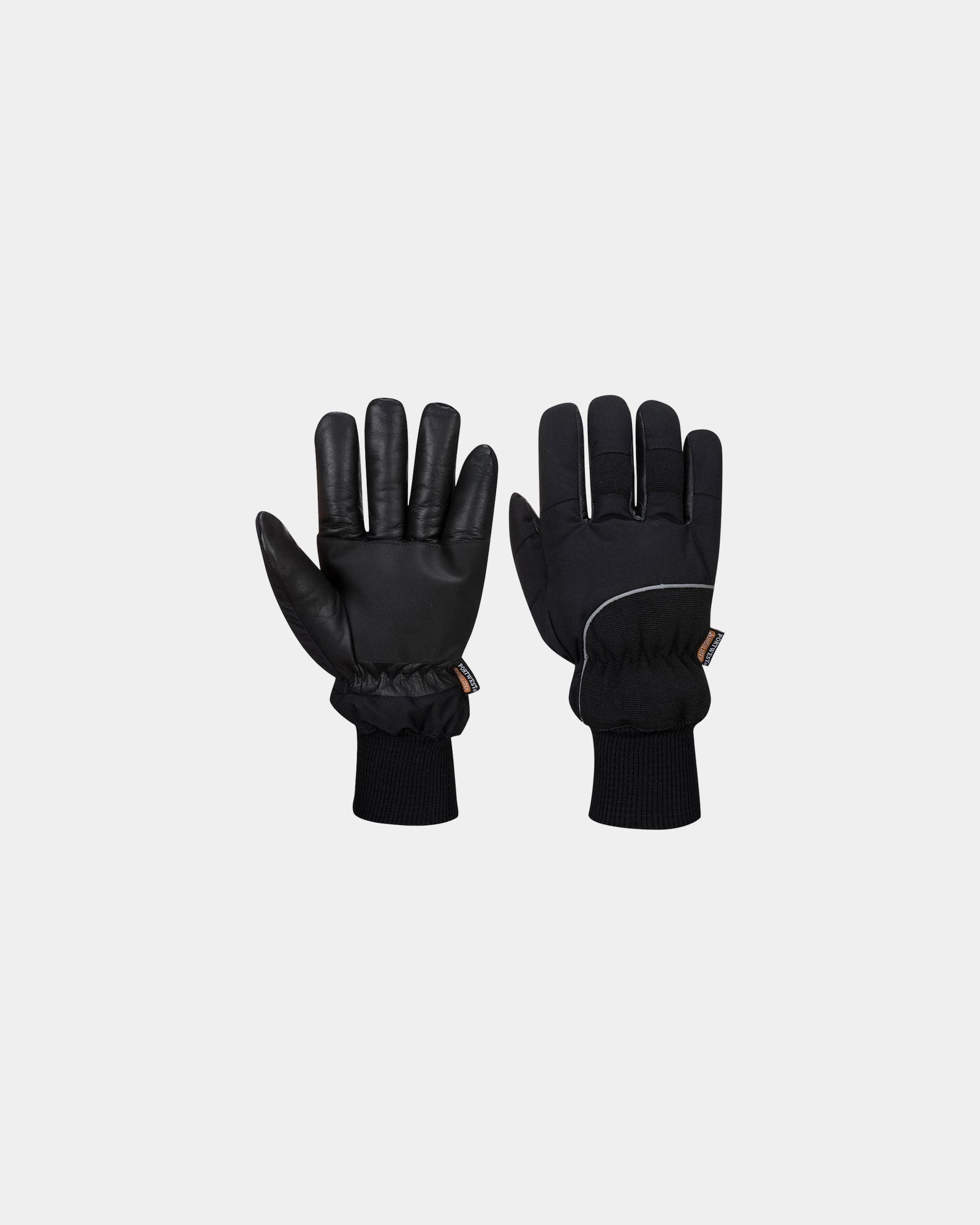 Promotional waterproof cold store gloves - Black-Sky Blue