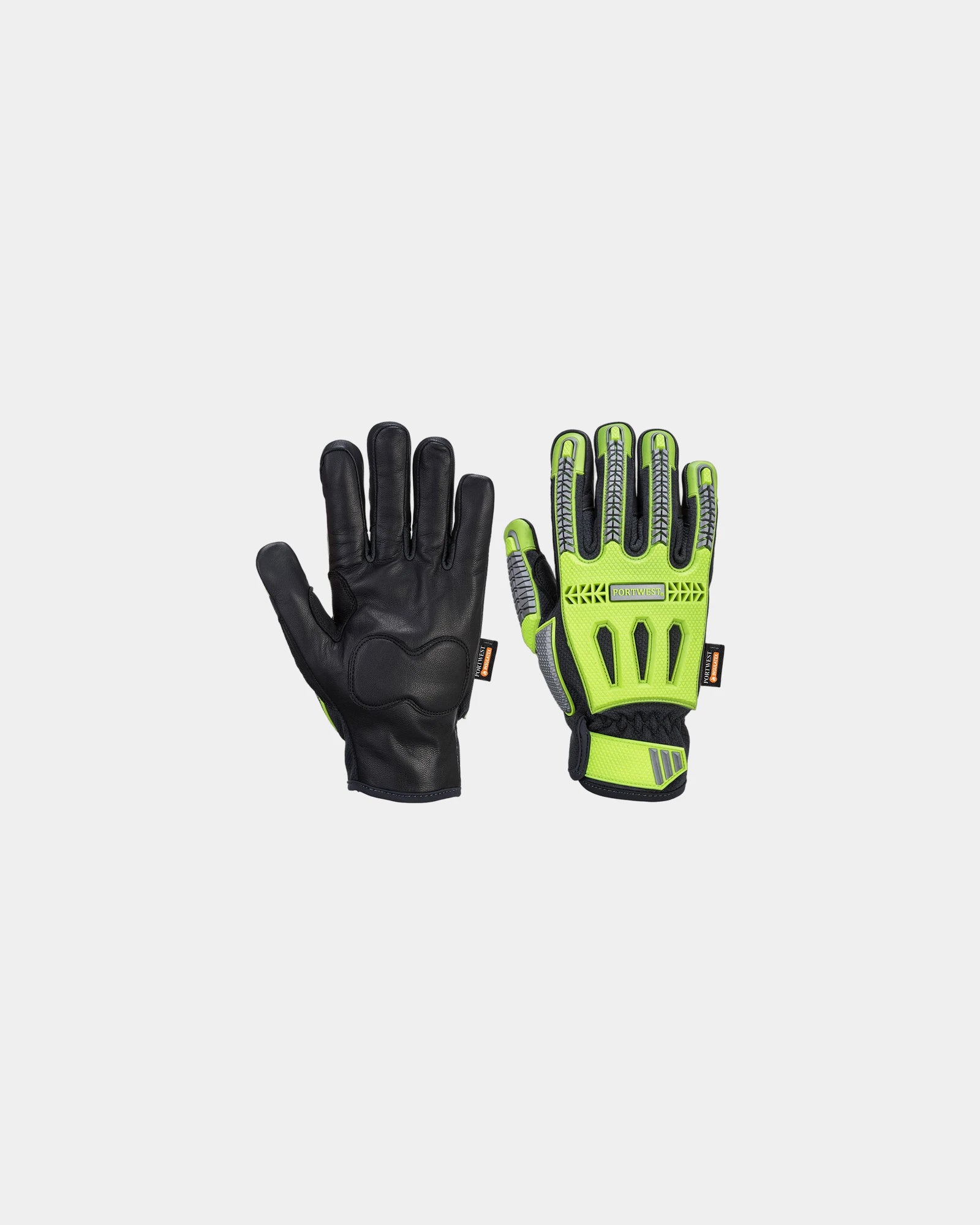 Promotional waterproof winter gloves R3 Impact - Yellow-Black